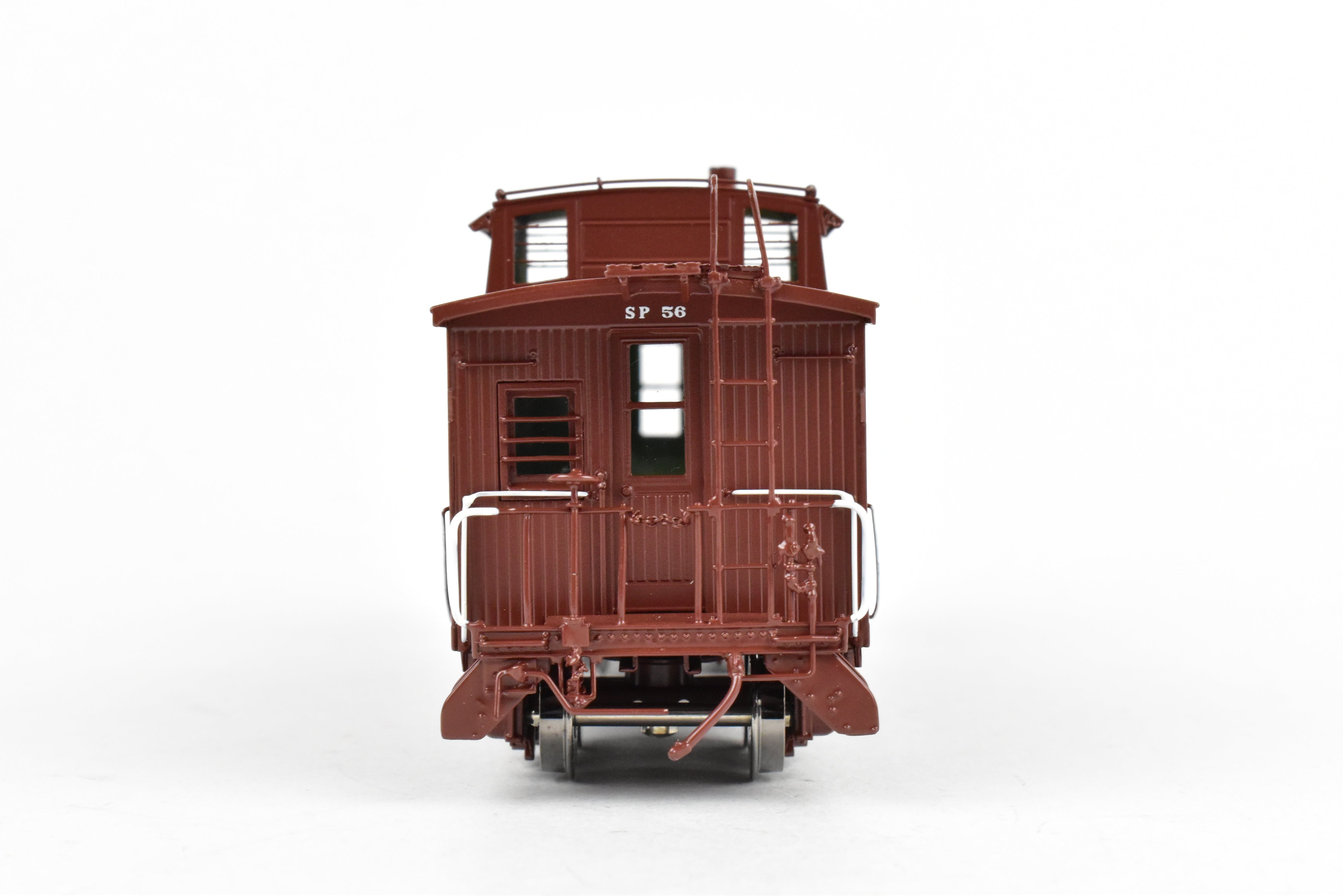 HO Scale Brass CIL - Challenger Imports Southern Pacific Wood Side Caboose Model with Slant Side Cupola, Class C - 30 - 3, Freight Car No. 56