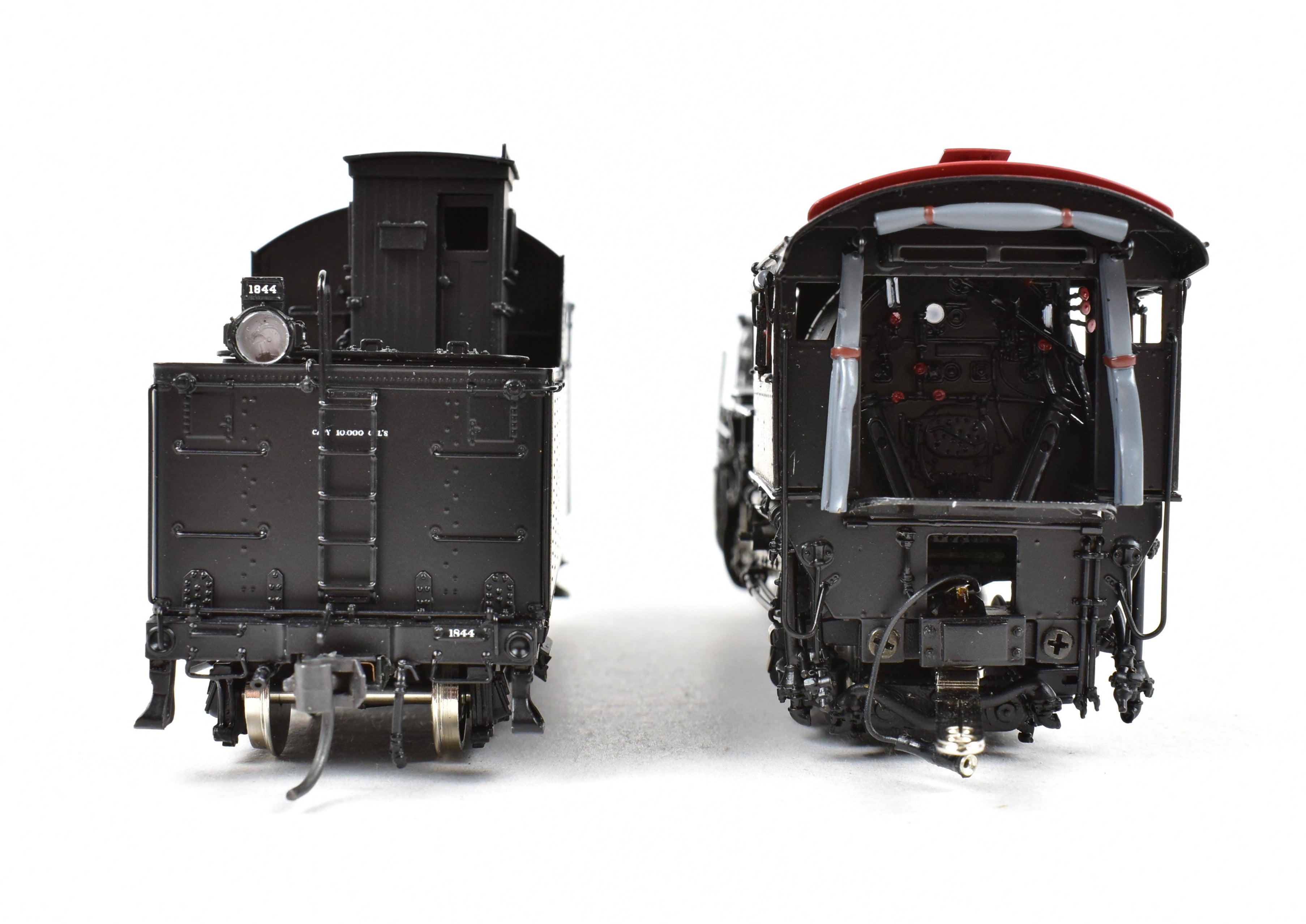 HO Scale Brass Model Train by W&R Enterprises - Northern Pacific Class W-5 2-8-2 Version 1, #1844 with Grey Boiler