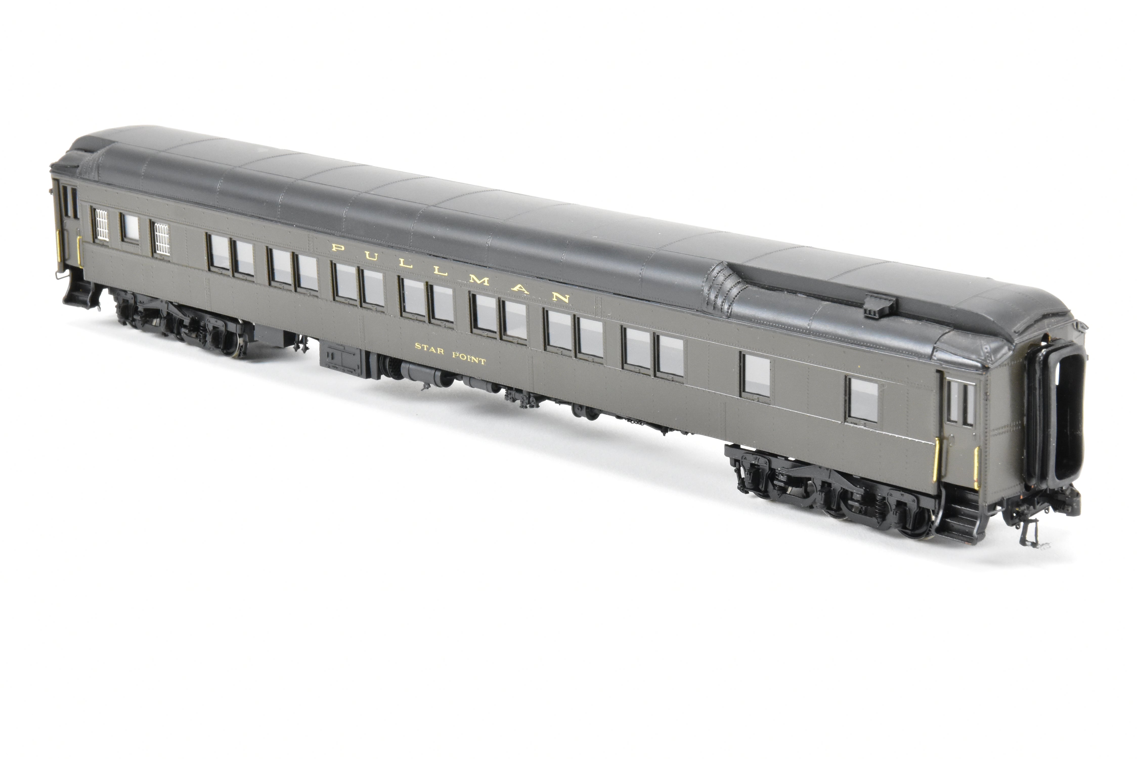 HO Brass PSC Precision Pullman 80' Sleeper Tourist Car Plan 3958A, Star Point Lettered