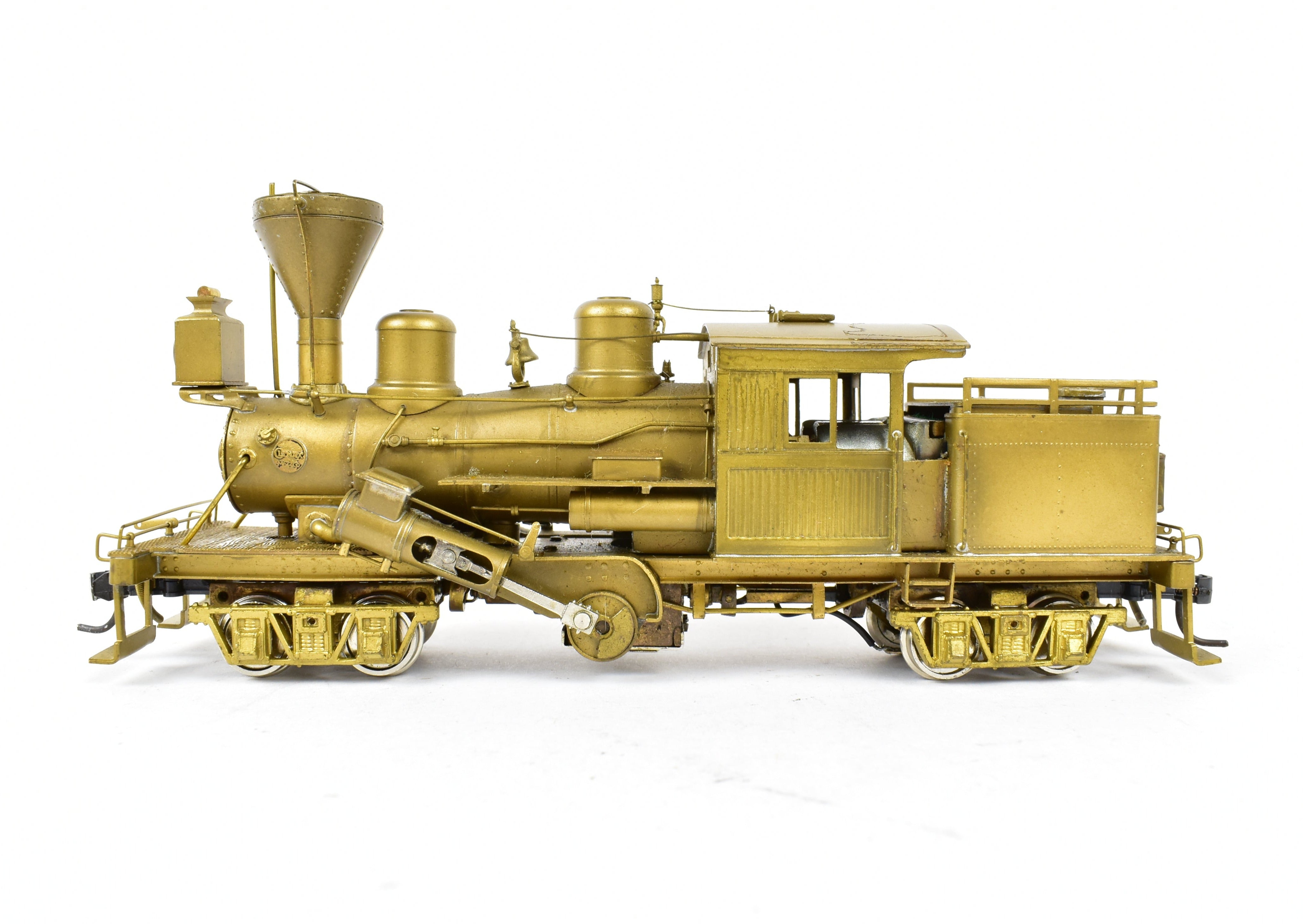 HO Scale Brass PFM - United 2-Truck Logging Climax Geared Locomotive with Diamond Stack