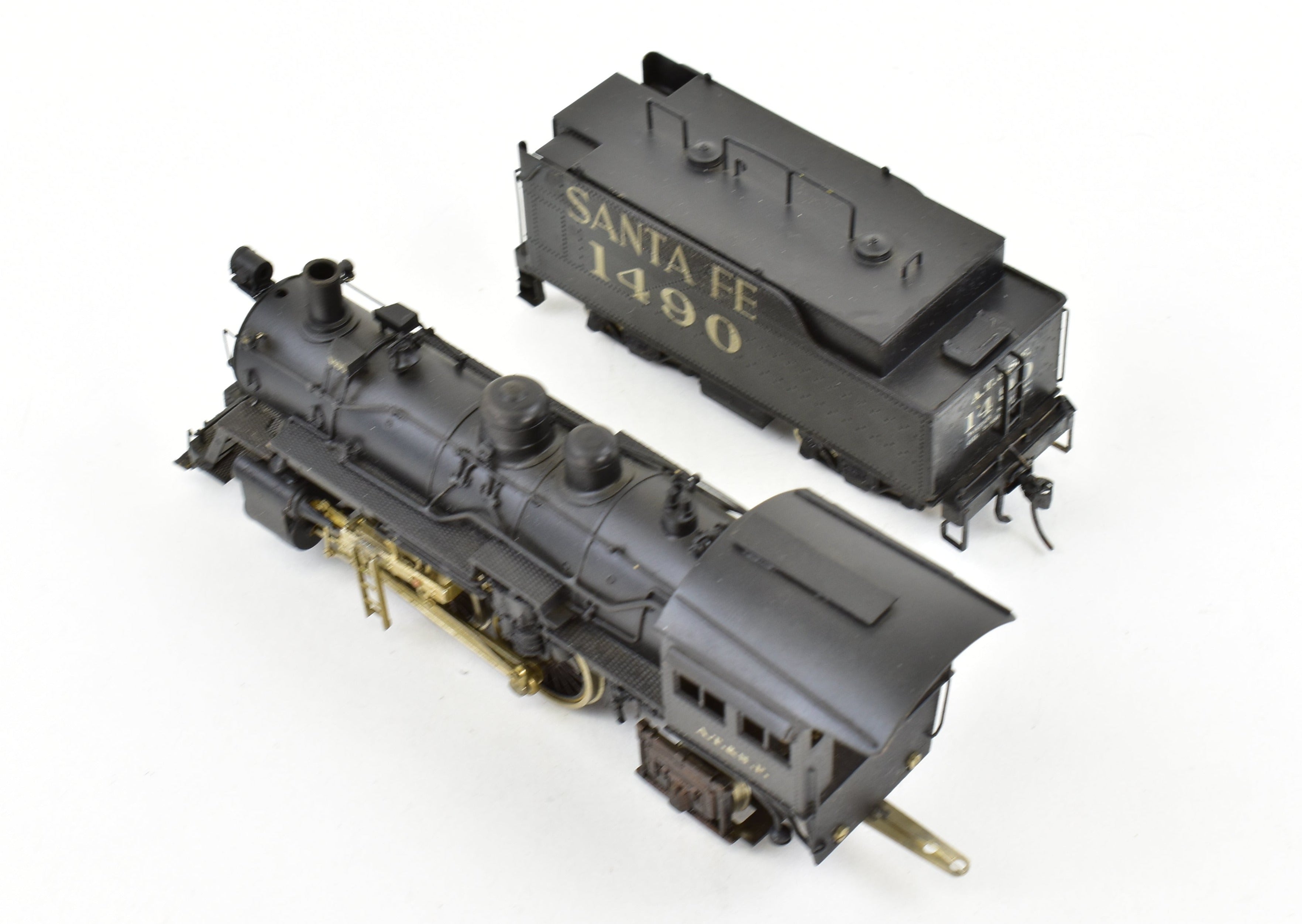 HO Brass Balboa ATSF Santa Fe 1480 Class 4-4-2 Atlantic Locomotive CP #1490
