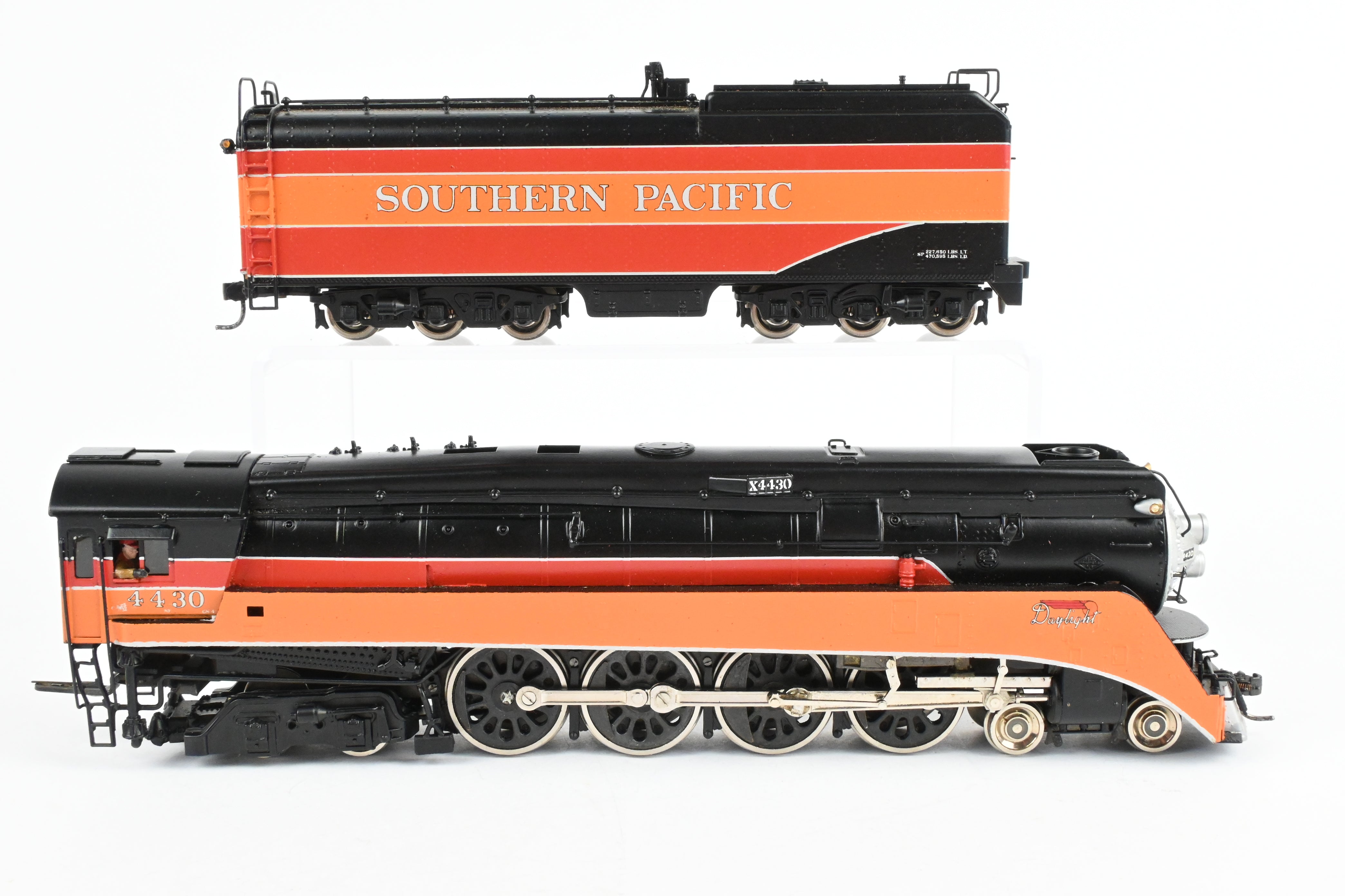 HO Scale Brass Model Train - Westside Model Co. Southern Pacific Class GS - 4 4 - 8 - 4 FP Daylight Locomotive #4430