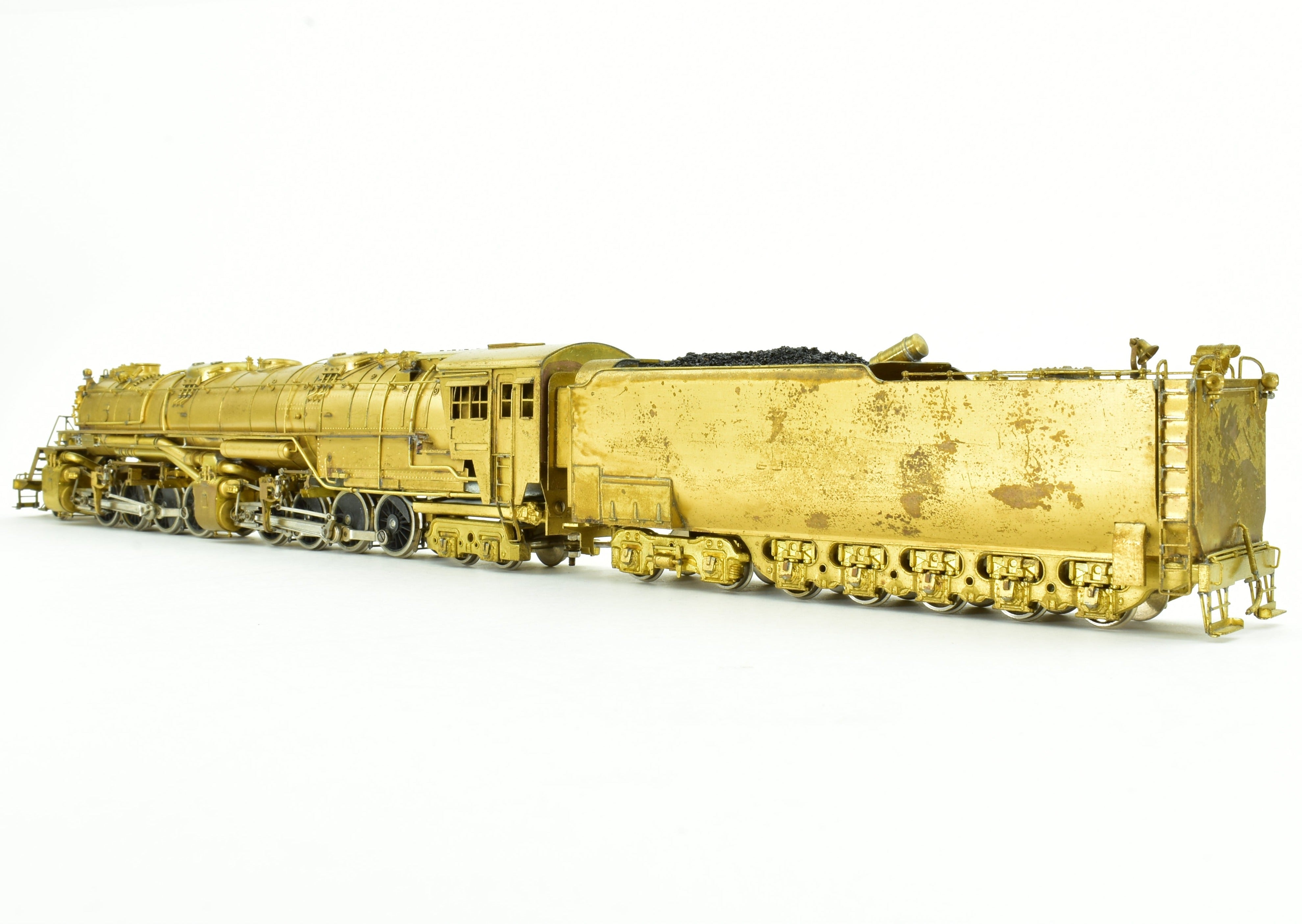 HO Scale Brass Pacific Fast Mail (PFM) Model - Toby Brand Duluth, Missabe, & Iron Range 2-8-8-4 Yellowstone Steam Locomotive Handcrafted in 1960