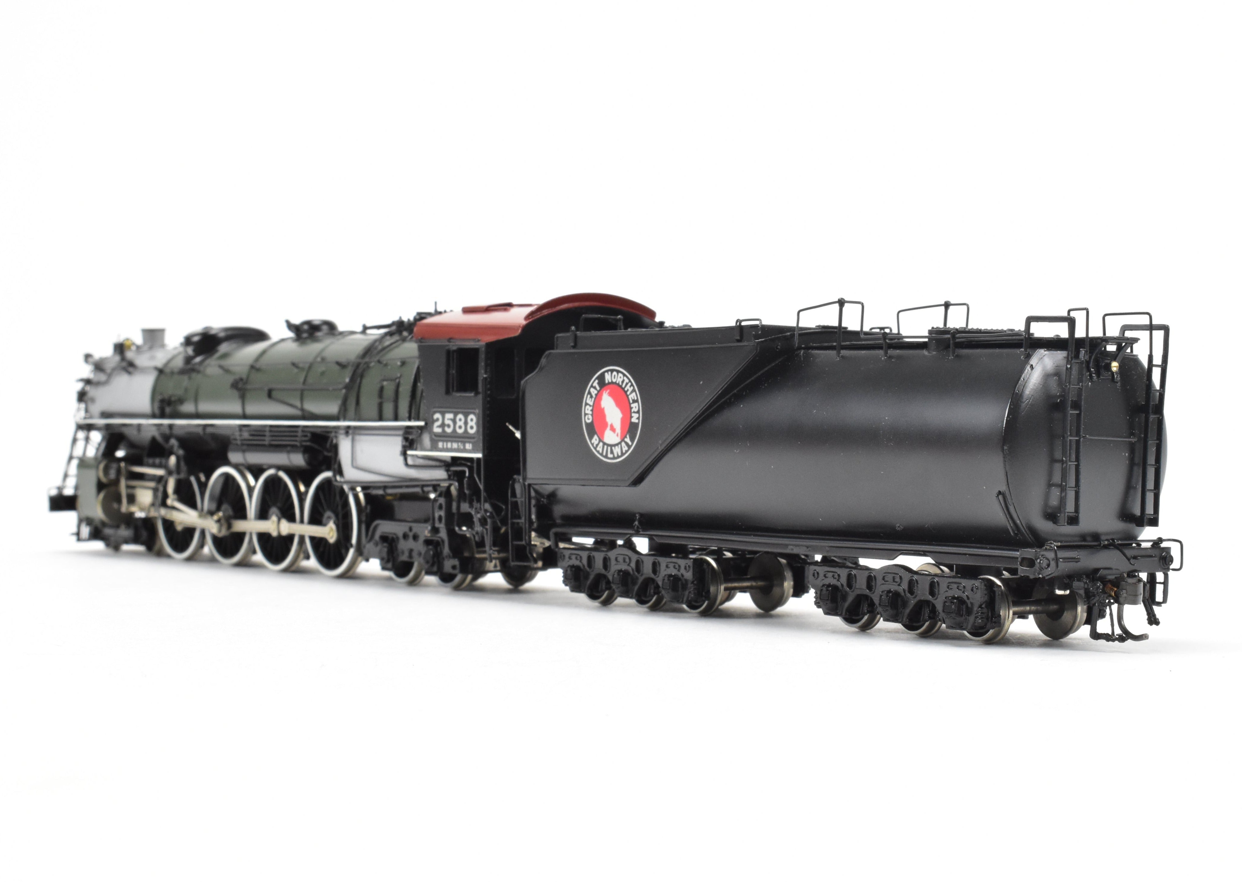 HO Brass GN Great Northern S-2 4-8-4 Professionally Painted by Hal Maynard