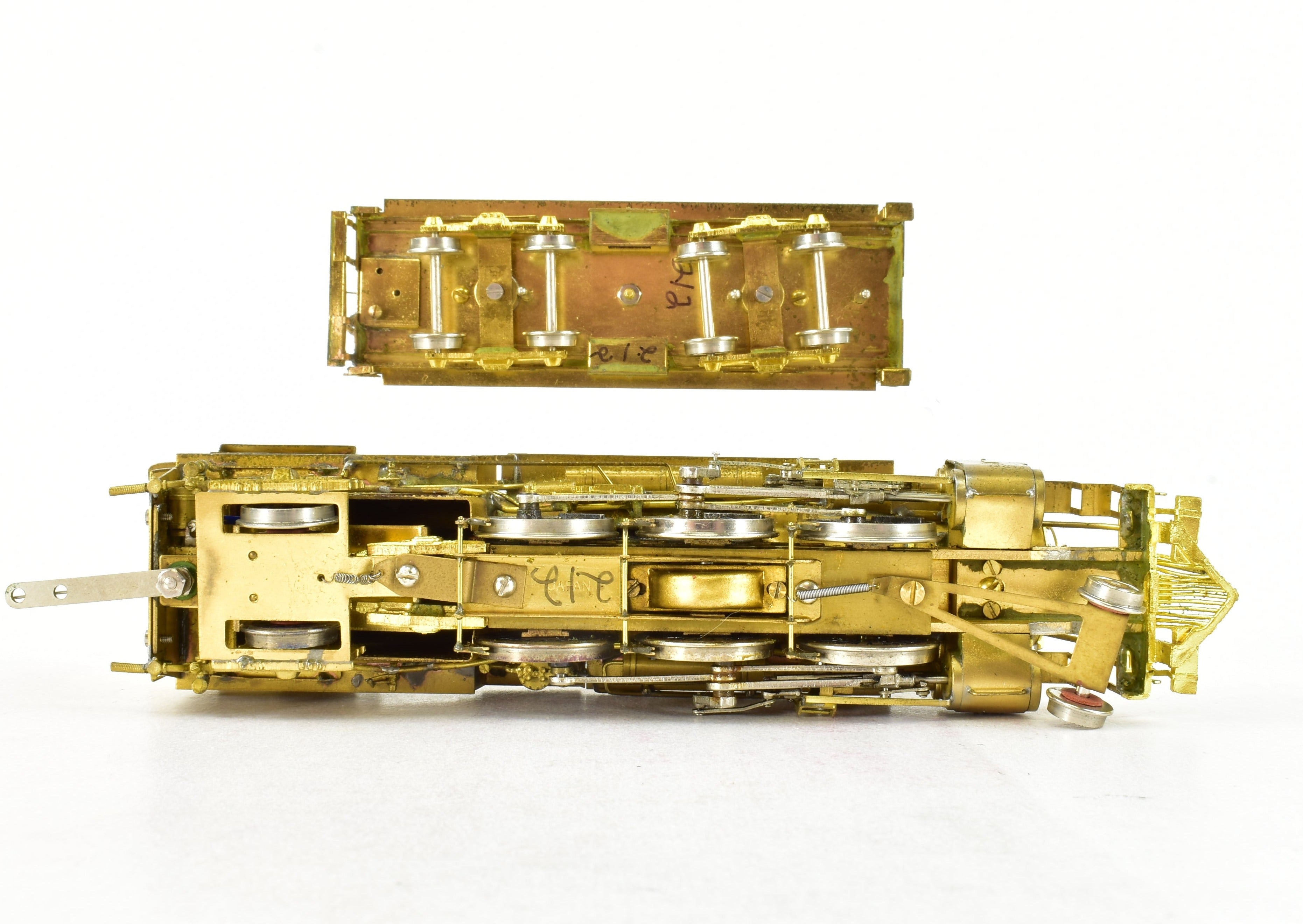 HO Scale Brass Balboa ATSF - Santa Fe 2-6-2 Prairie Class Steam Locomotive Model 1812 with Mild Foam Damage