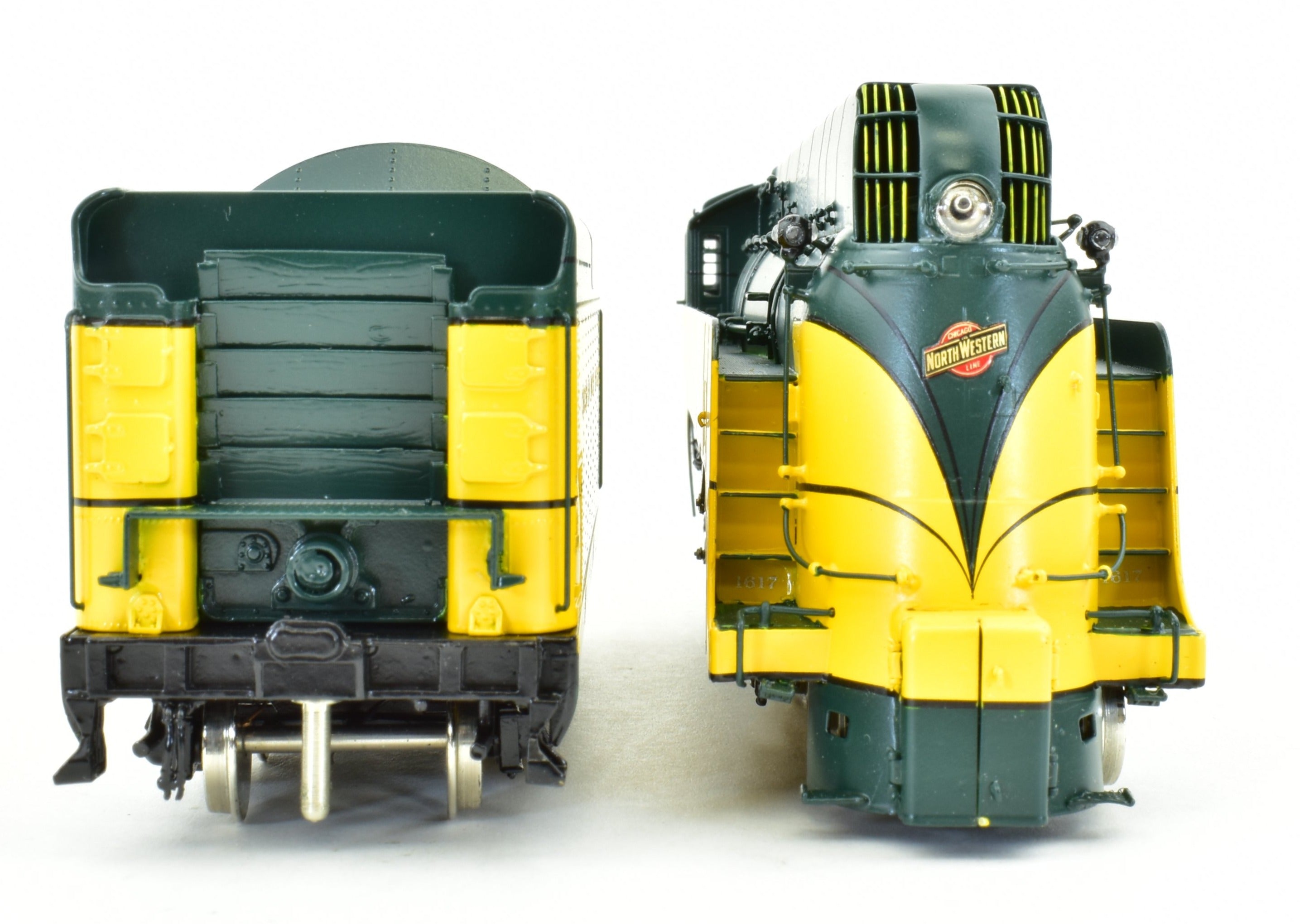 HO Scale Precision Brass C&NW Chicago & North Western 4-6-2 Streamlined #1617 Yellow Jacket FP