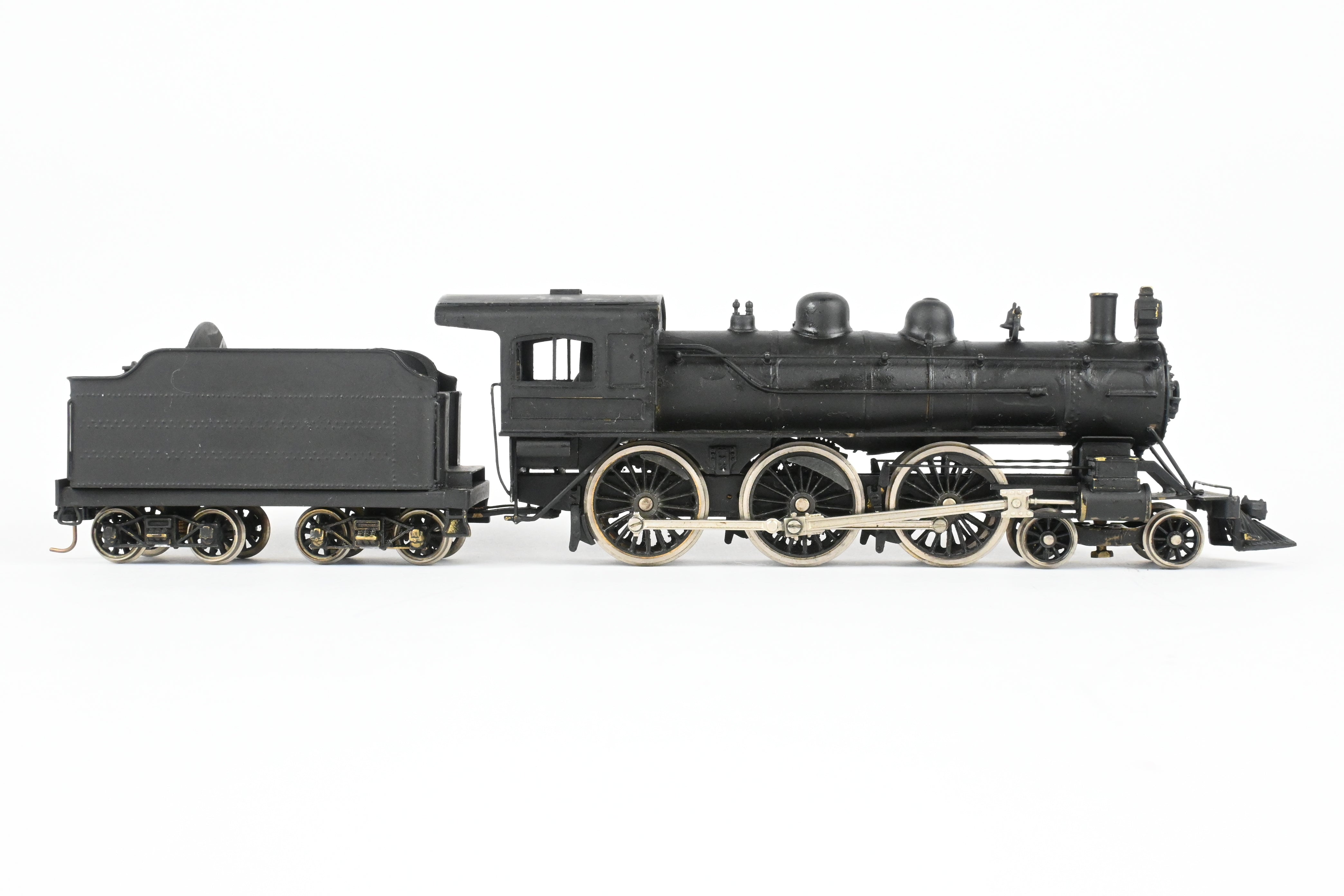 HO Scale Brass Ken Kidder Lake Shore & Michigan Southern (LS&MS) - New York Central (NYC) 4-6-0 Custom Painted and Unlettered Model Train