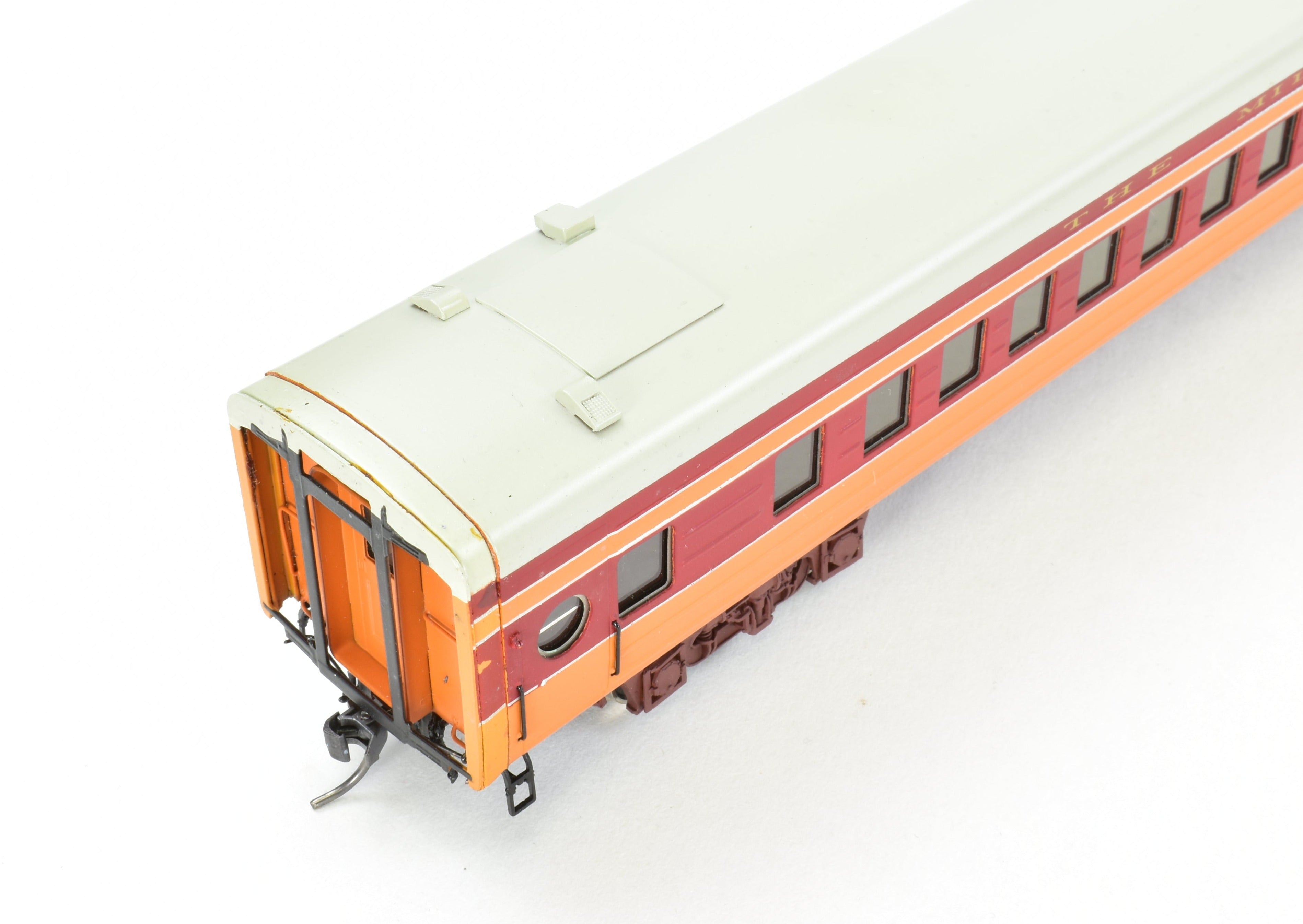 HO Scale Brass Model Train Set - Precision Scale Co. Milwaukee Road 1939 Hiawatha 9 - Car Factory - Painted Set