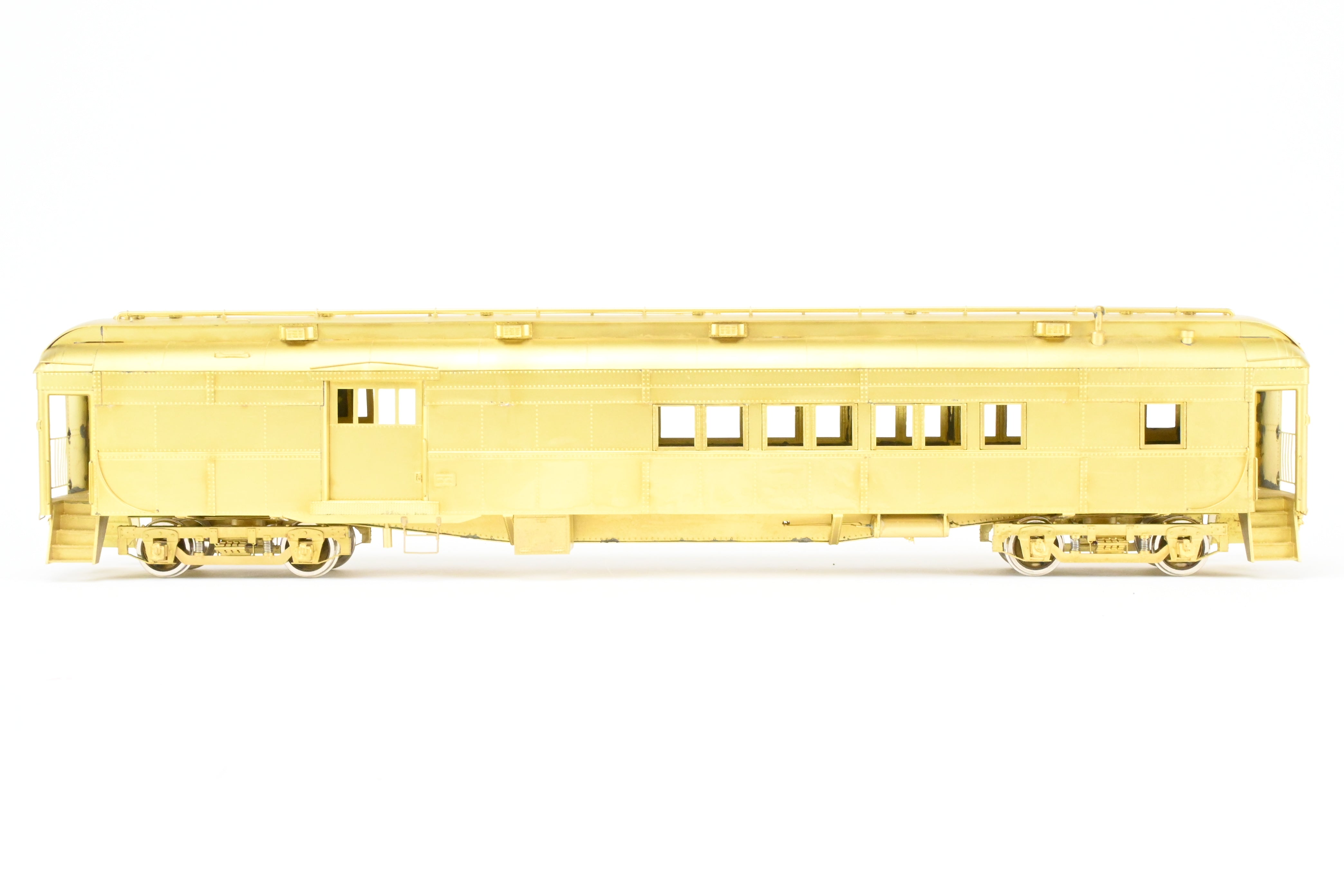 O Scale Oriental Limited Great Northern HW Combine and Caboose Model Set (557 - 586) - High - Quality Brass Collectible