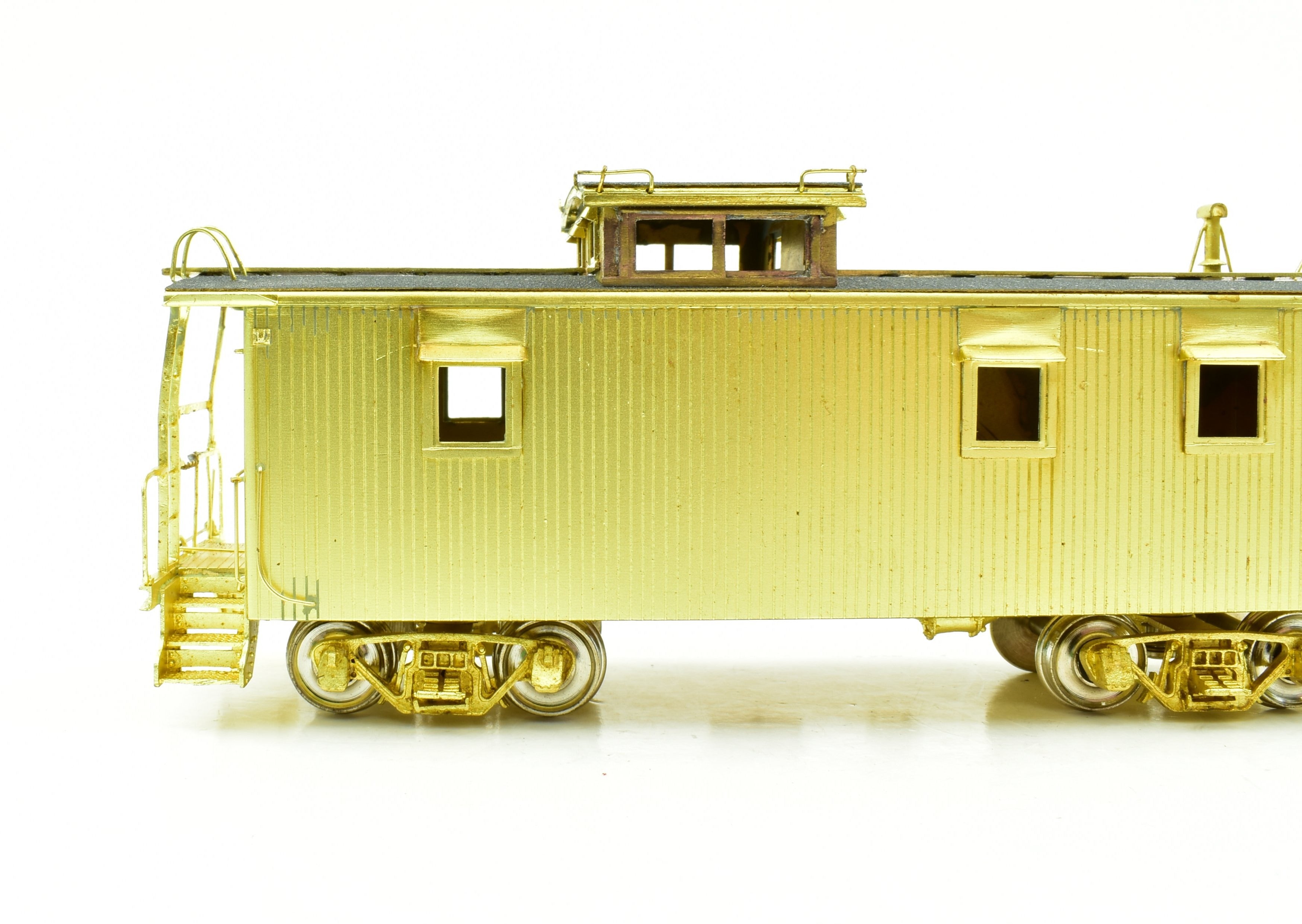 HO Scale Brass Railroad Caboose Model - OMI (Overland Models, Inc.) SAL (Seaboard Air Line) Wood Sheath Design