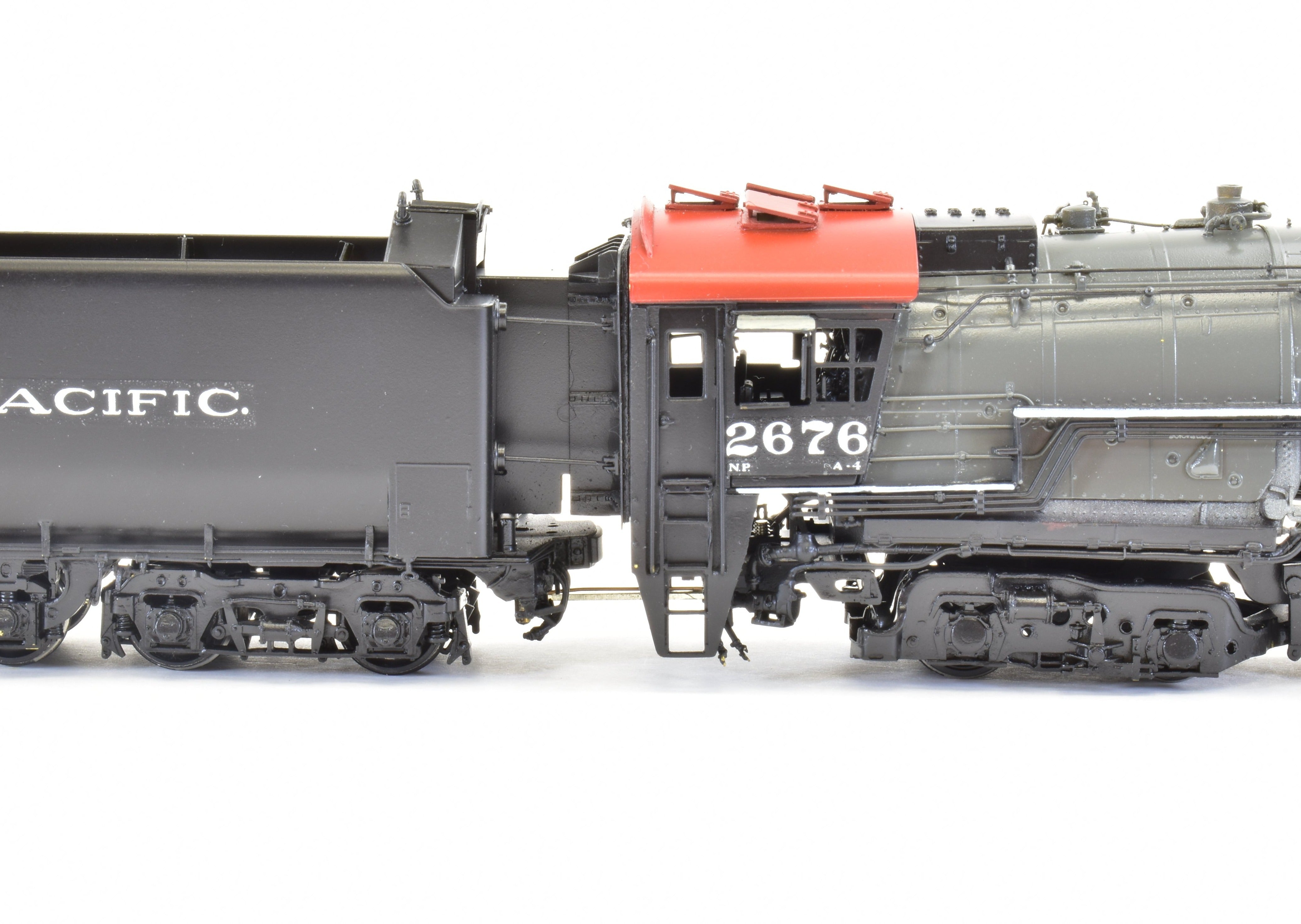 HO Scale Brass Northern Pacific A-4 4-8-4 Pro Painted Locomotive by W&R Enterprises