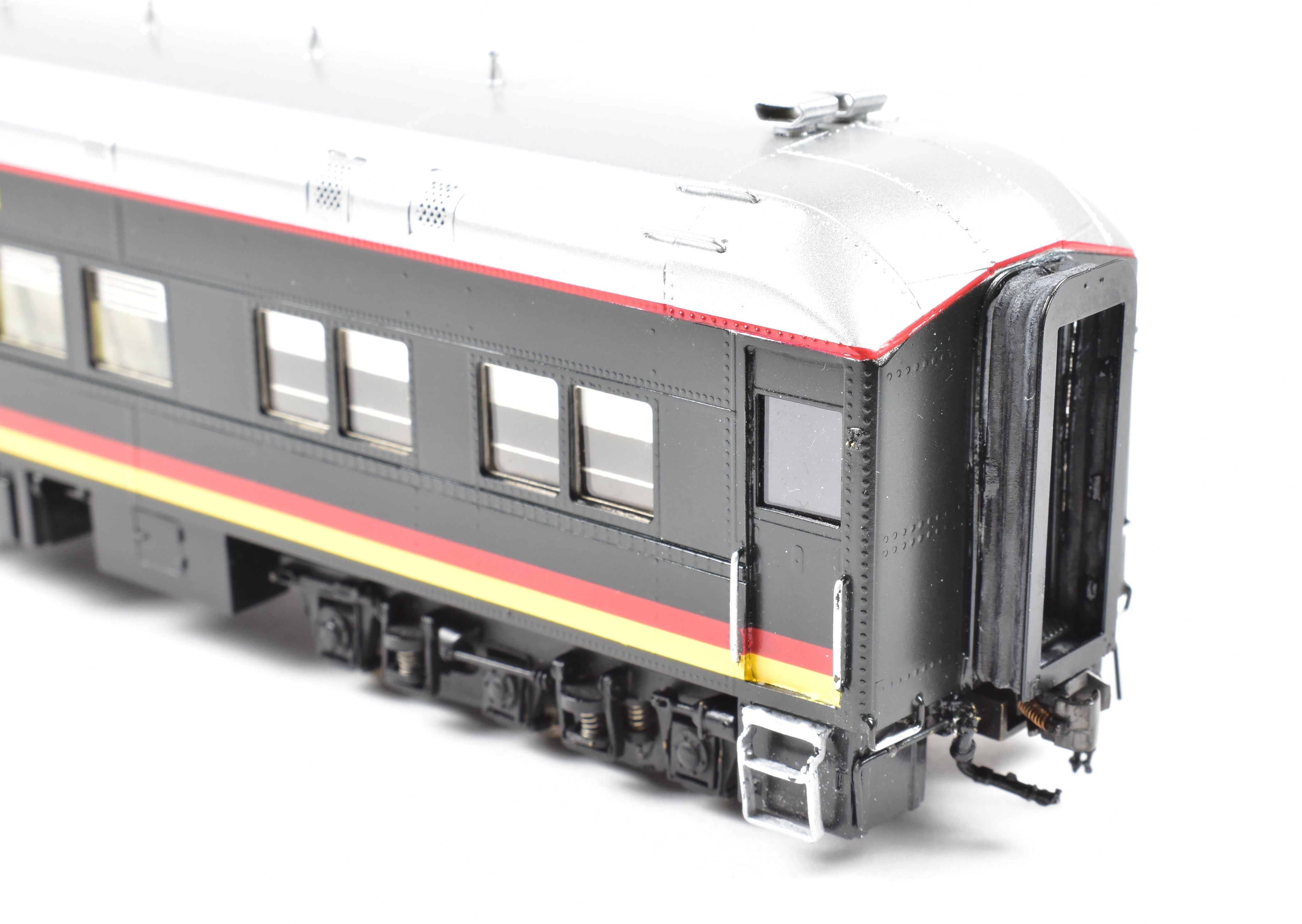 Rare HO Brass Hallmark KCS Kansas City Southern 1950 Rebuilt Business Car