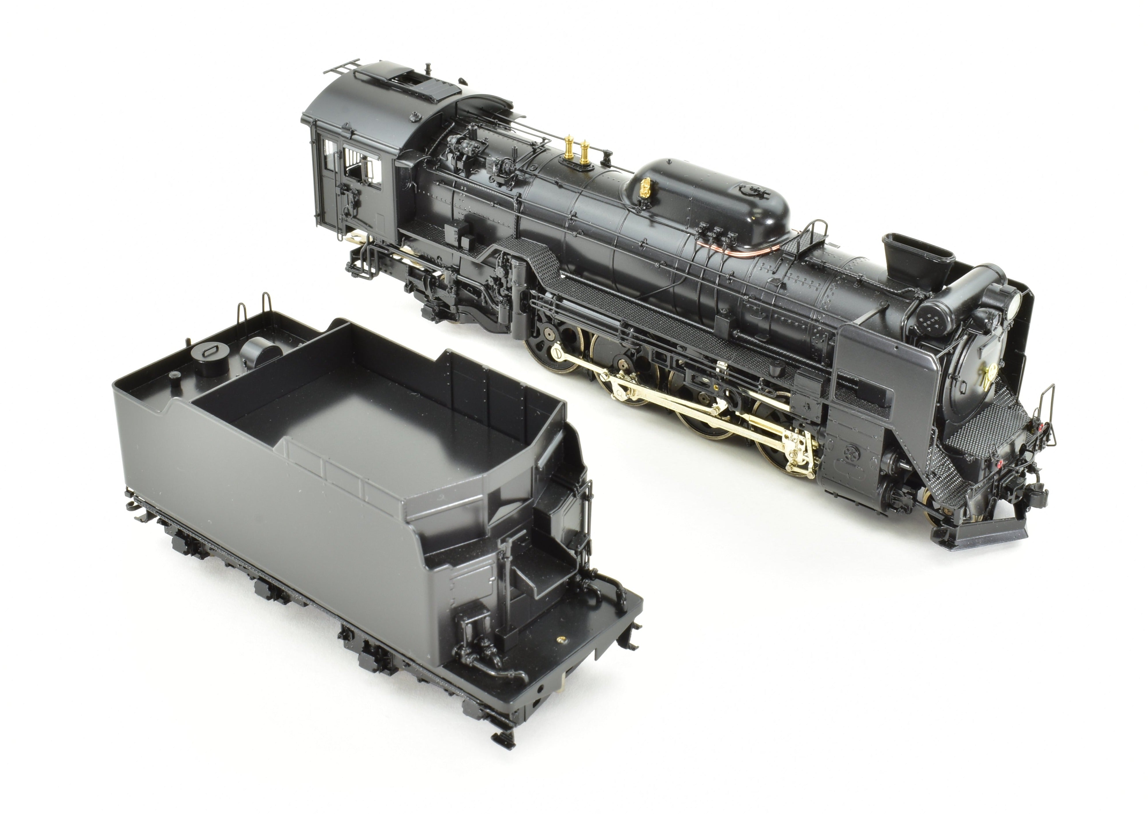 1999 J Scale Brass Tenshodo Japanese National Railways D51 2-8-2 Tapered Stack Model