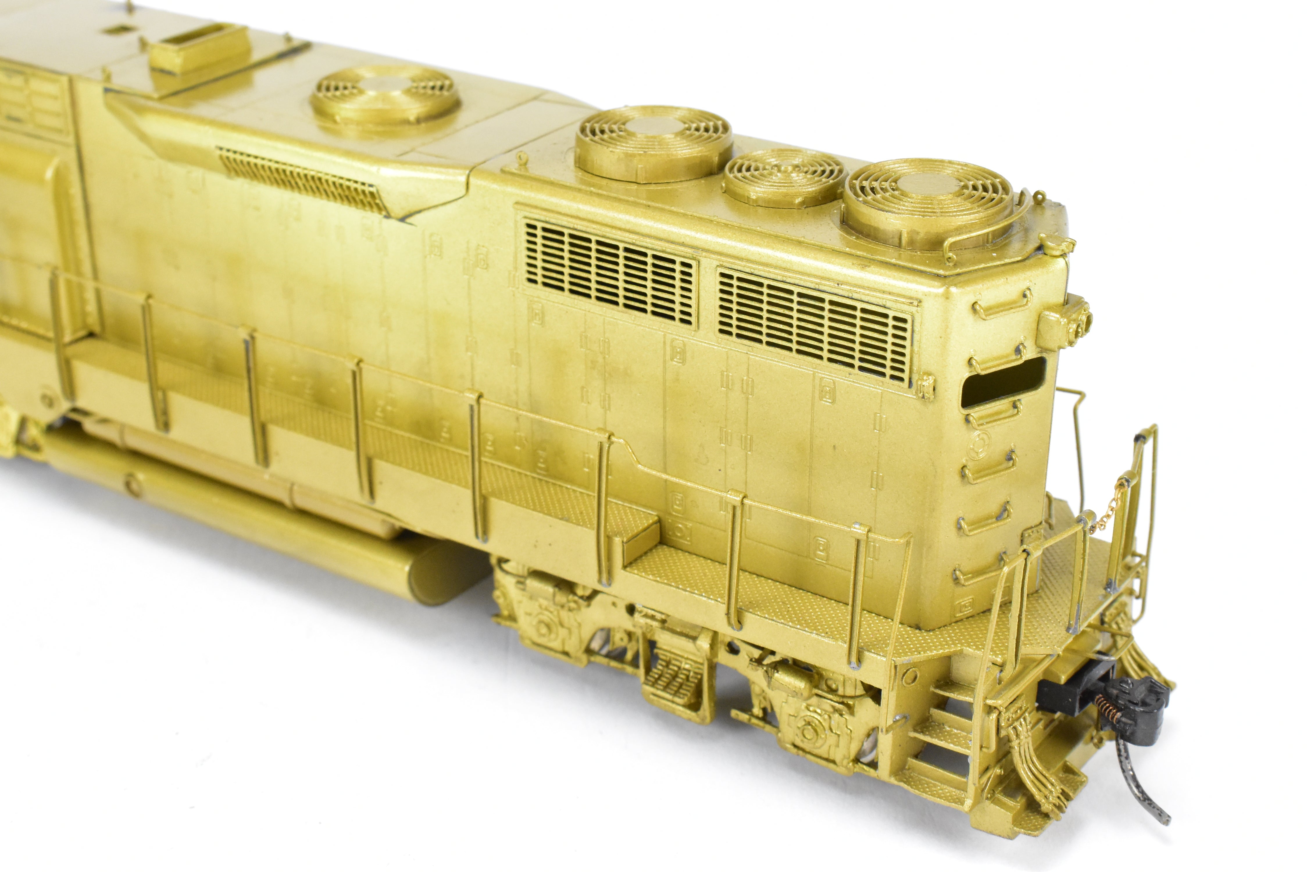 HO Scale Brass Model Train - Overland Models Inc. EMD GP35 Locomotives with Dynamic Brakes and High Headlight for Various Railroad Lines