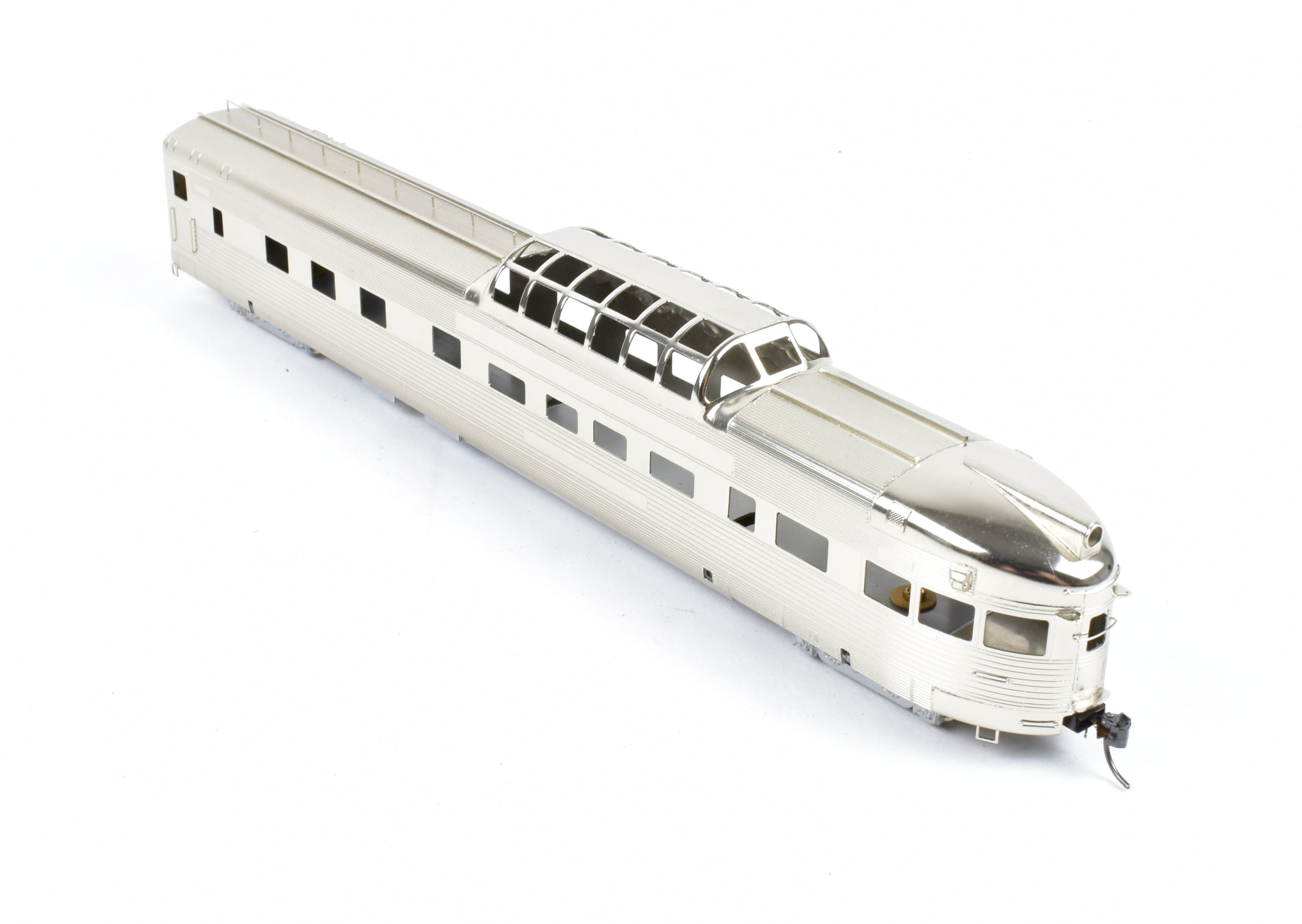 HO Scale Brass Model of Oriental Limited CB&Q/DRGW/WP California Zephyr Dome Sleeper Observation Car