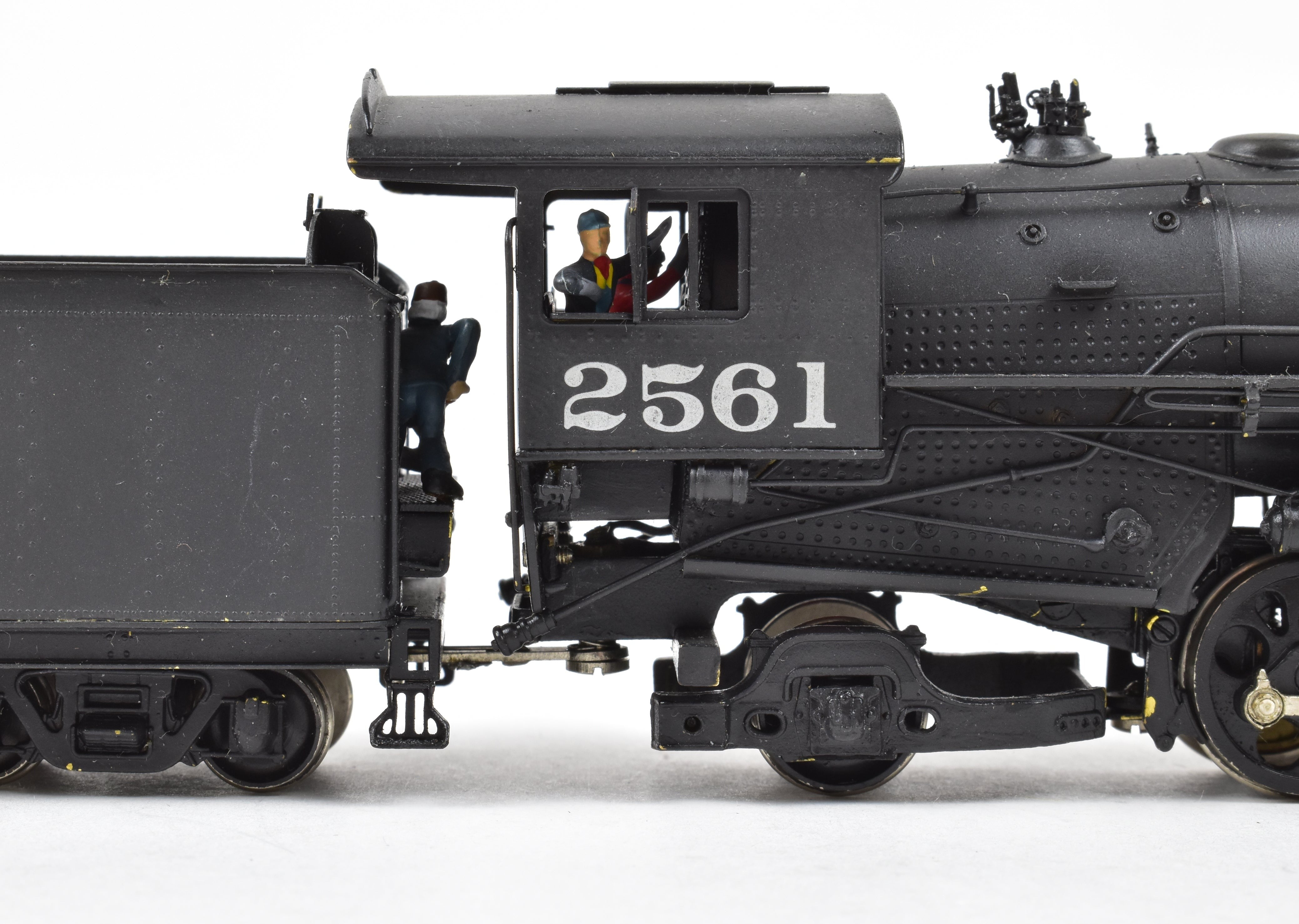 HO Scale Brass Model Train - Overland Models Chicago & North Western J - A 2 - 8 - 2 Mikado Locomotive in AS - IS Condition
