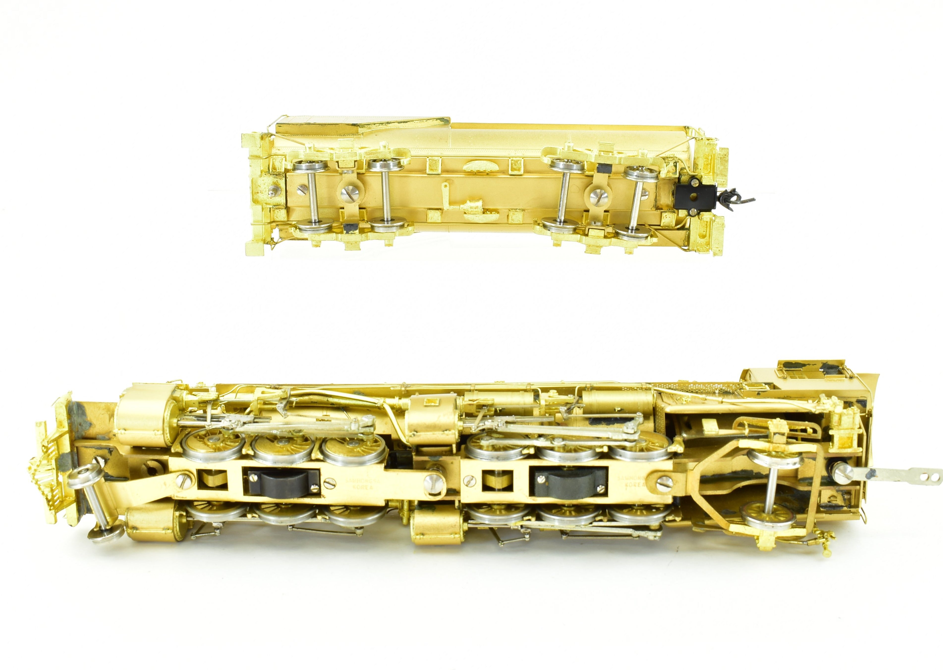 HO Scale Brass Key Imports Chesapeake & Ohio H-6 2-6-6-2 Mallet Steam Locomotive Model with 12VC Vanderbilt Tender