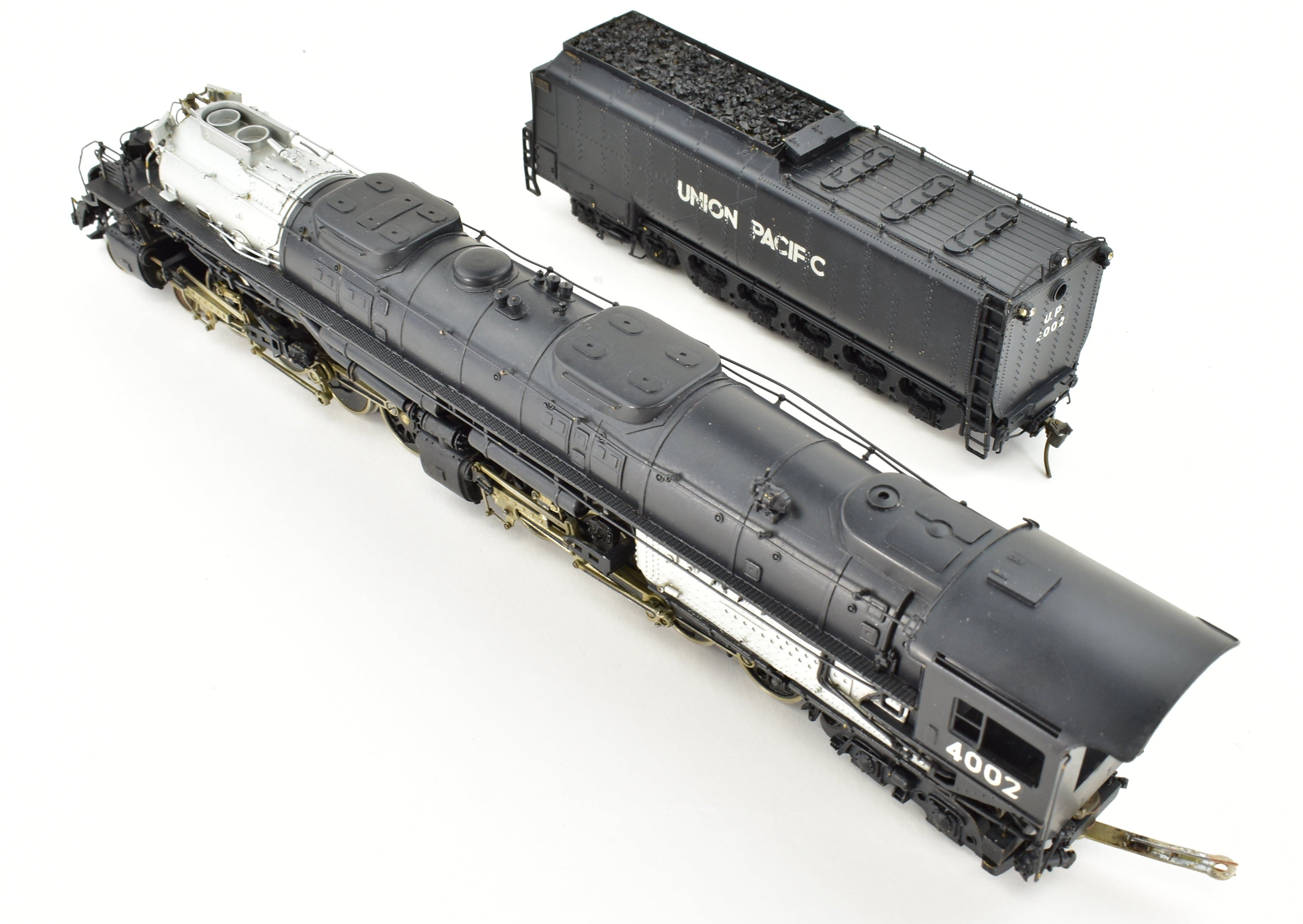 Collectible HO Scale Brass Model Train - PFM Tenshodo Union Pacific 4-8-8-4 Big Boy Crown FP Locomotive No. 4002, Rare Hand-Built Signature Series from 1961