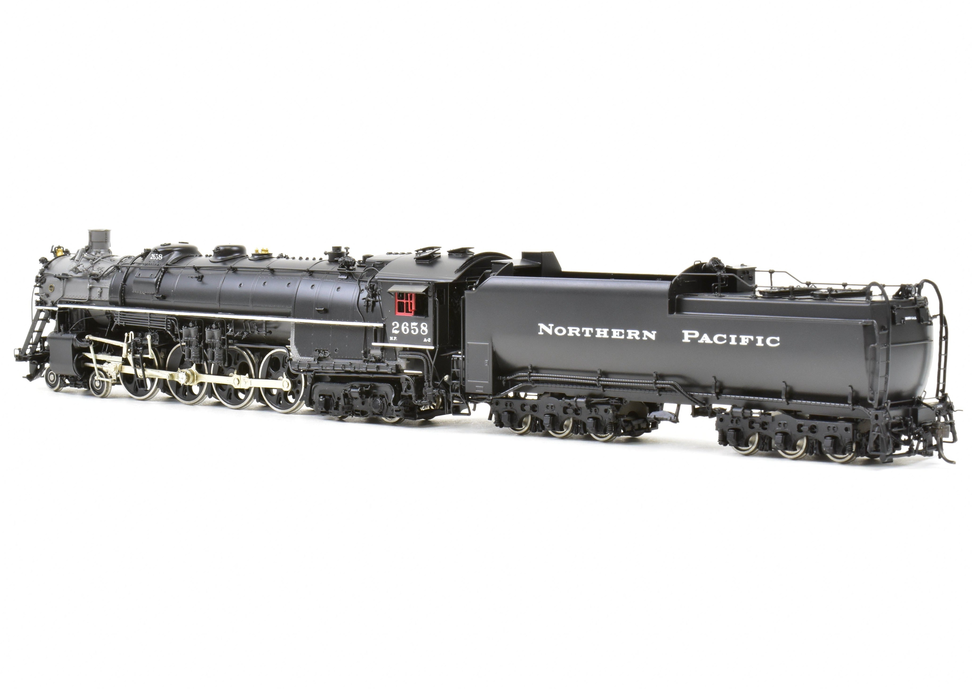 HO Scale Brass W&R Enterprises NP Northern Pacific A-2 4-8-4 Locomotive #2658