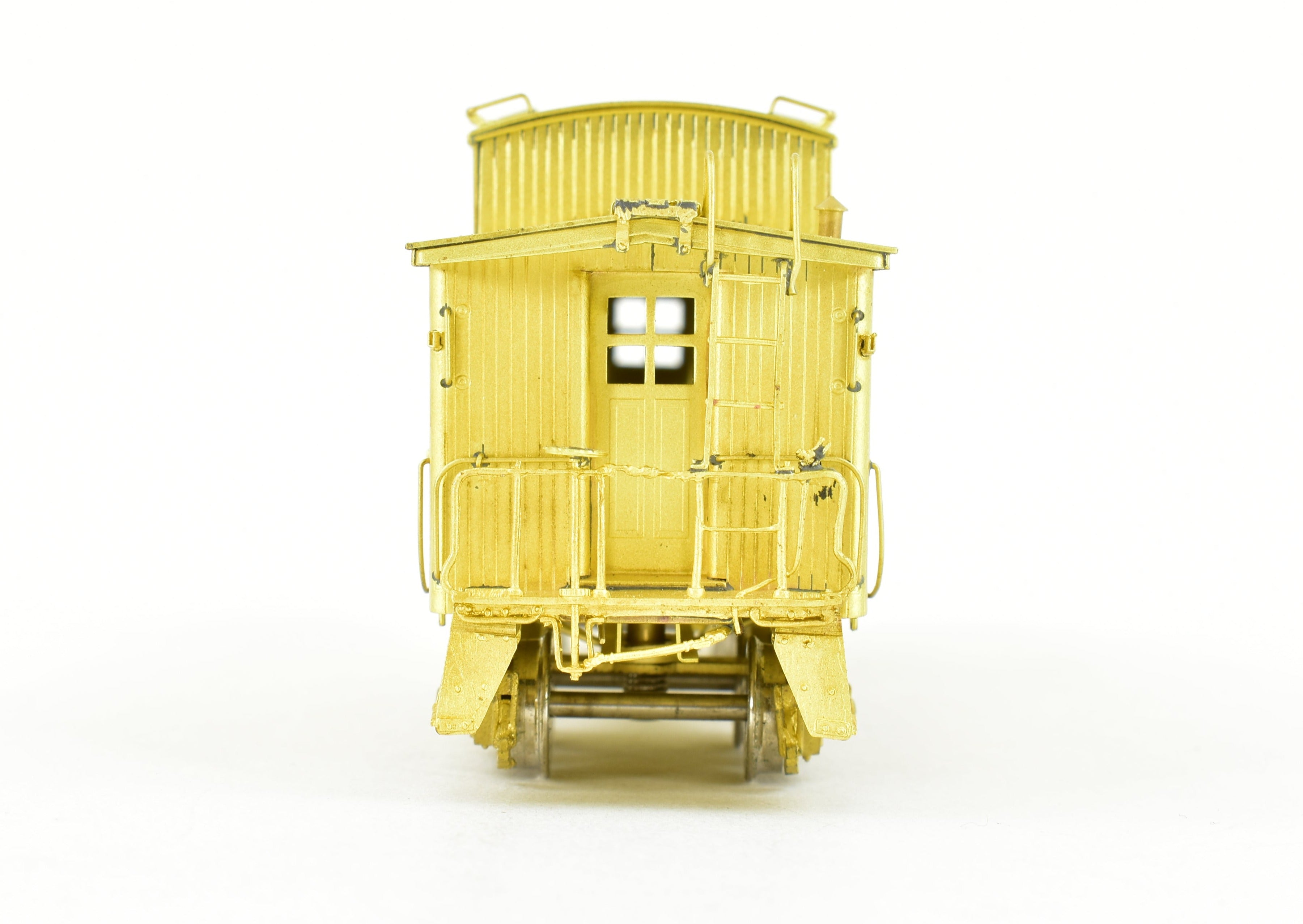 HO Brass OMI - C&NW Wood Caboose with Omitted Cupola Side Windows, Like New