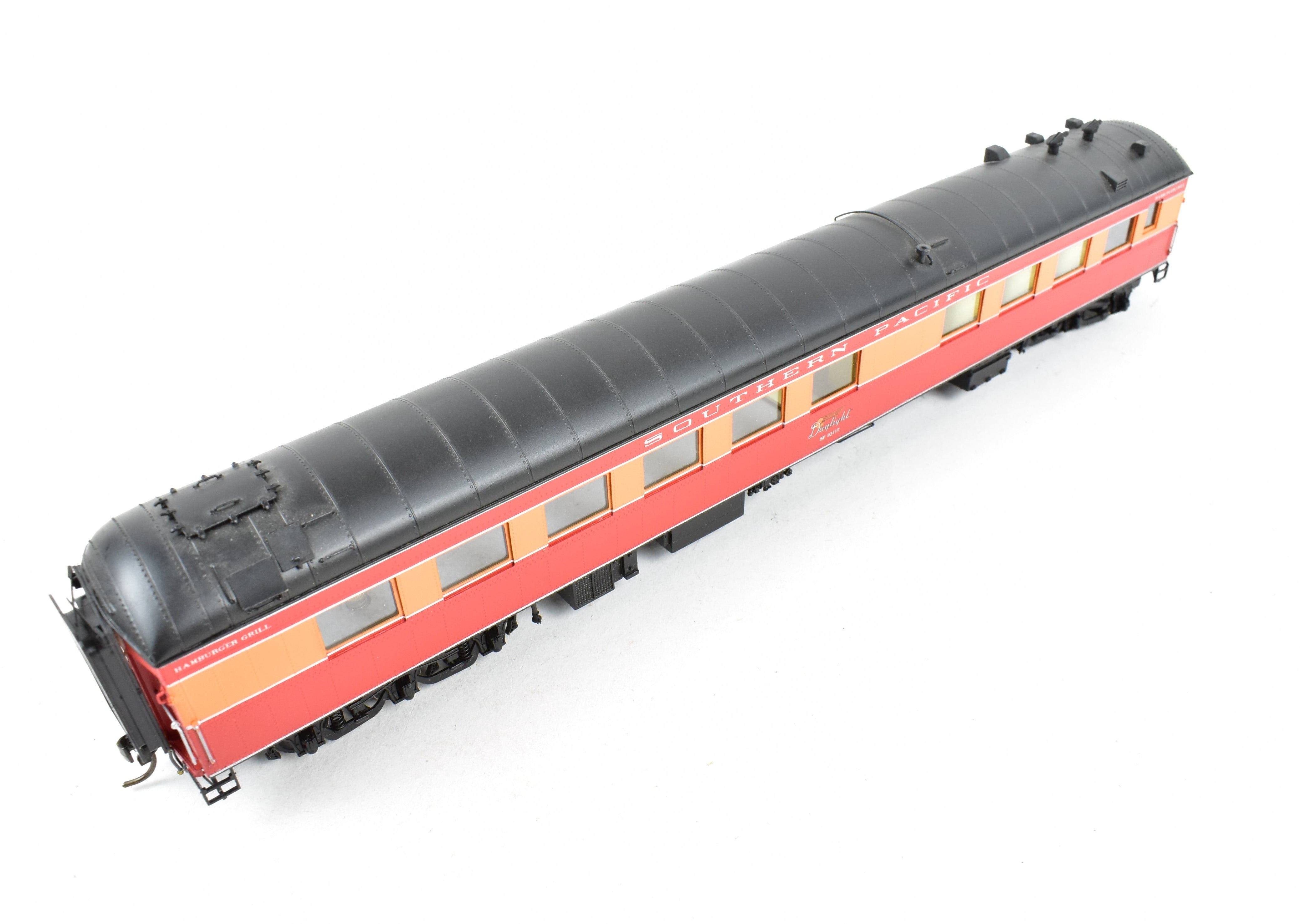 HO Scale Brass Precision Scale Co. Model Train Diner - Southern Pacific Harriman CS 77 - D - 4 with CP Daylight Scheme Custom Painting