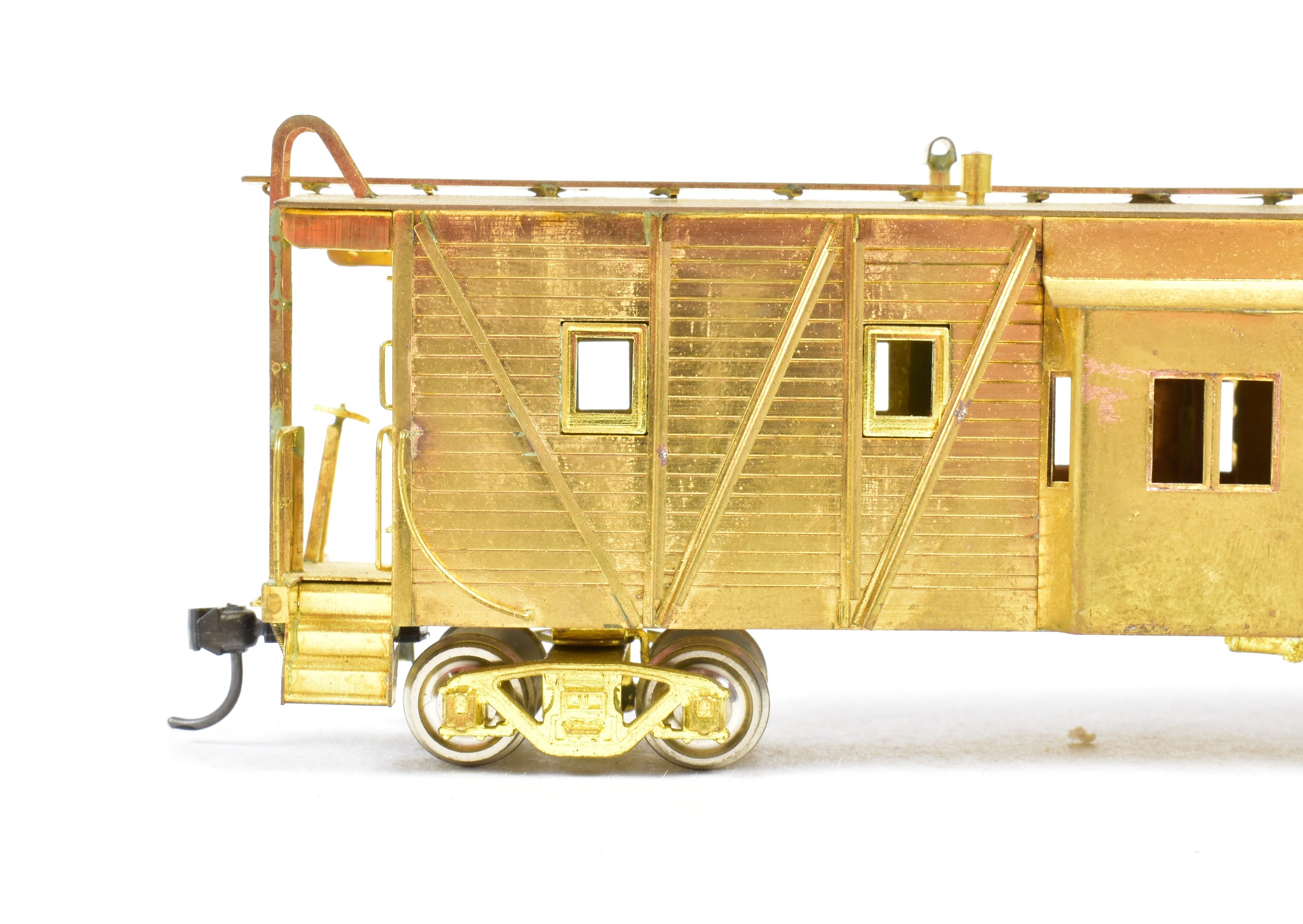 HO Brass Western Pacific Outside Brace Bay Window Caboose by Westside Model Co.