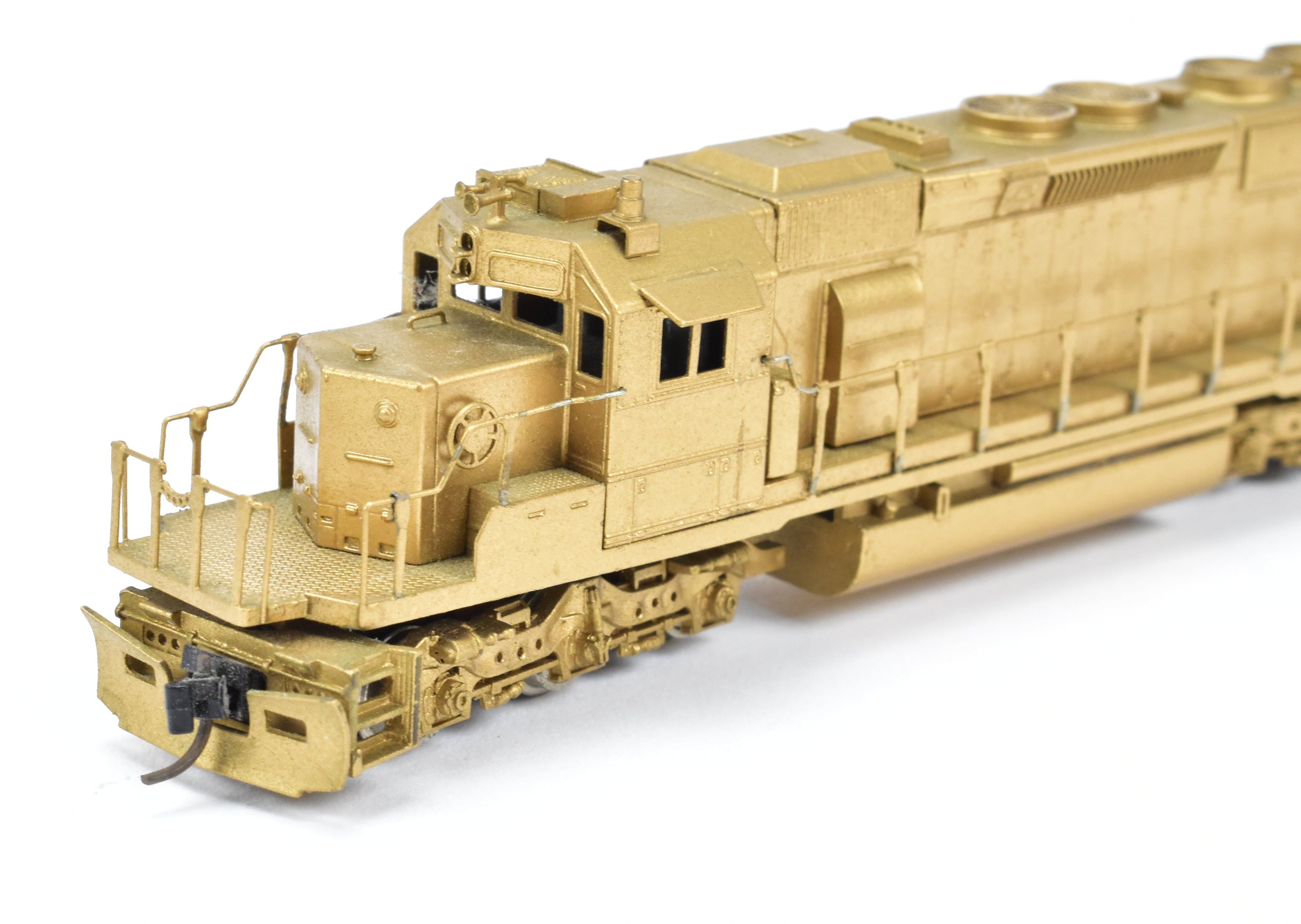 Unpainted N Scale Brass Key Imports AT&SF Santa Fe EMD SD40 - 2 Medium Nose Model