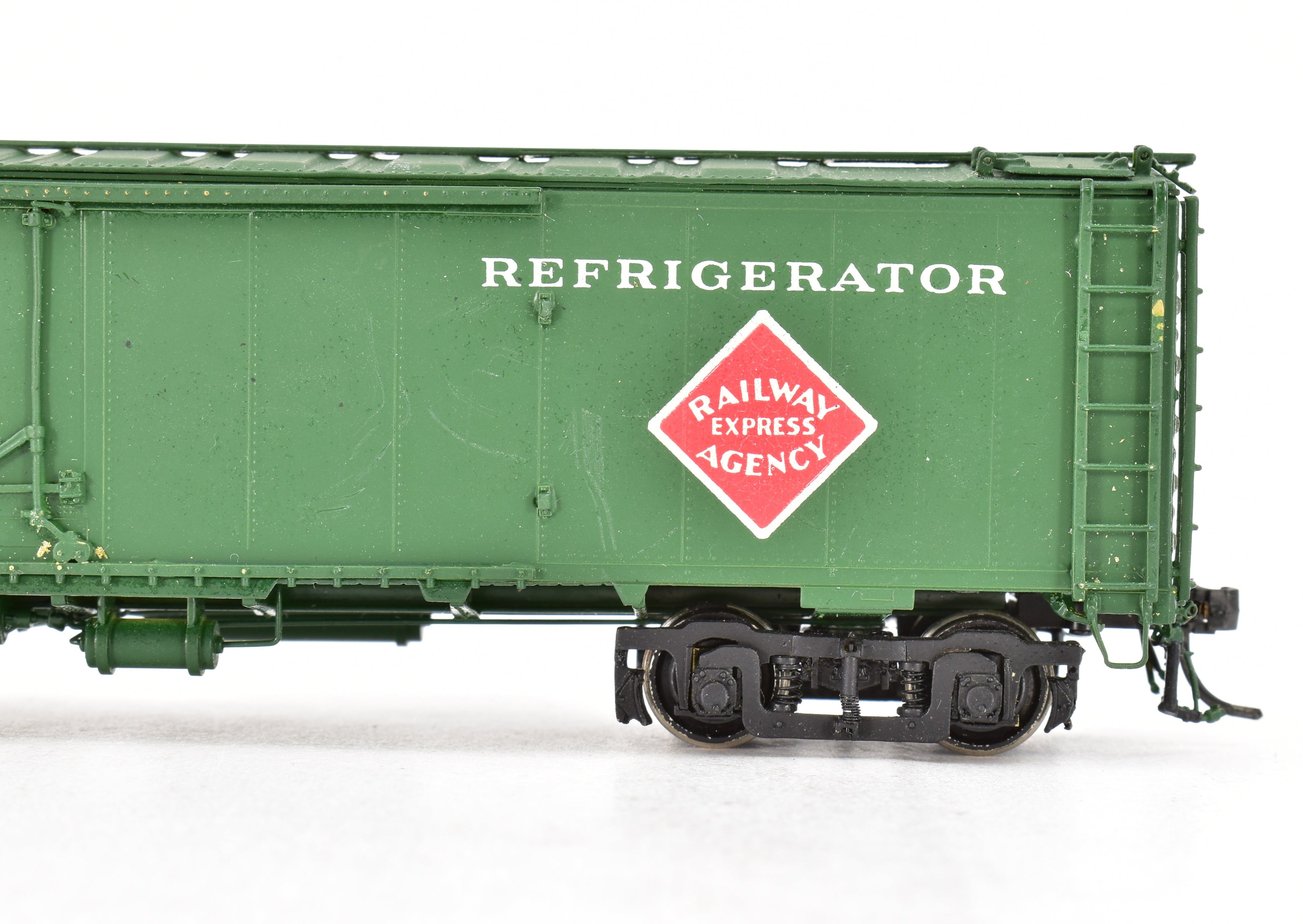 HO Brass Precision Scale Co. Railway Express Agency Ice Refrigerator Car CP Model
