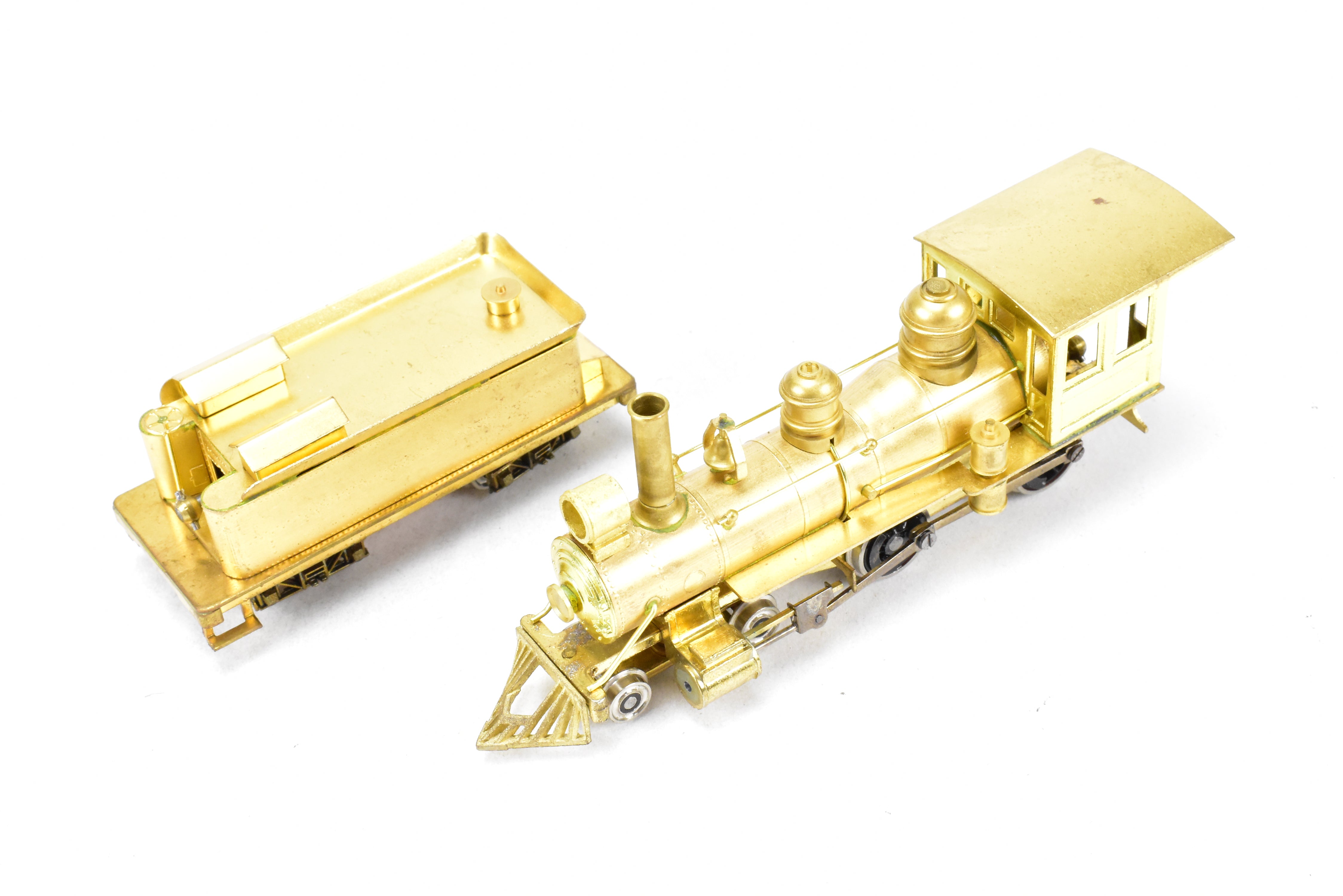 HOn3 Scale Brass Model Train - American 4-4-0 Locomotive from Far East Distributors, Spartan Series Circa 1910