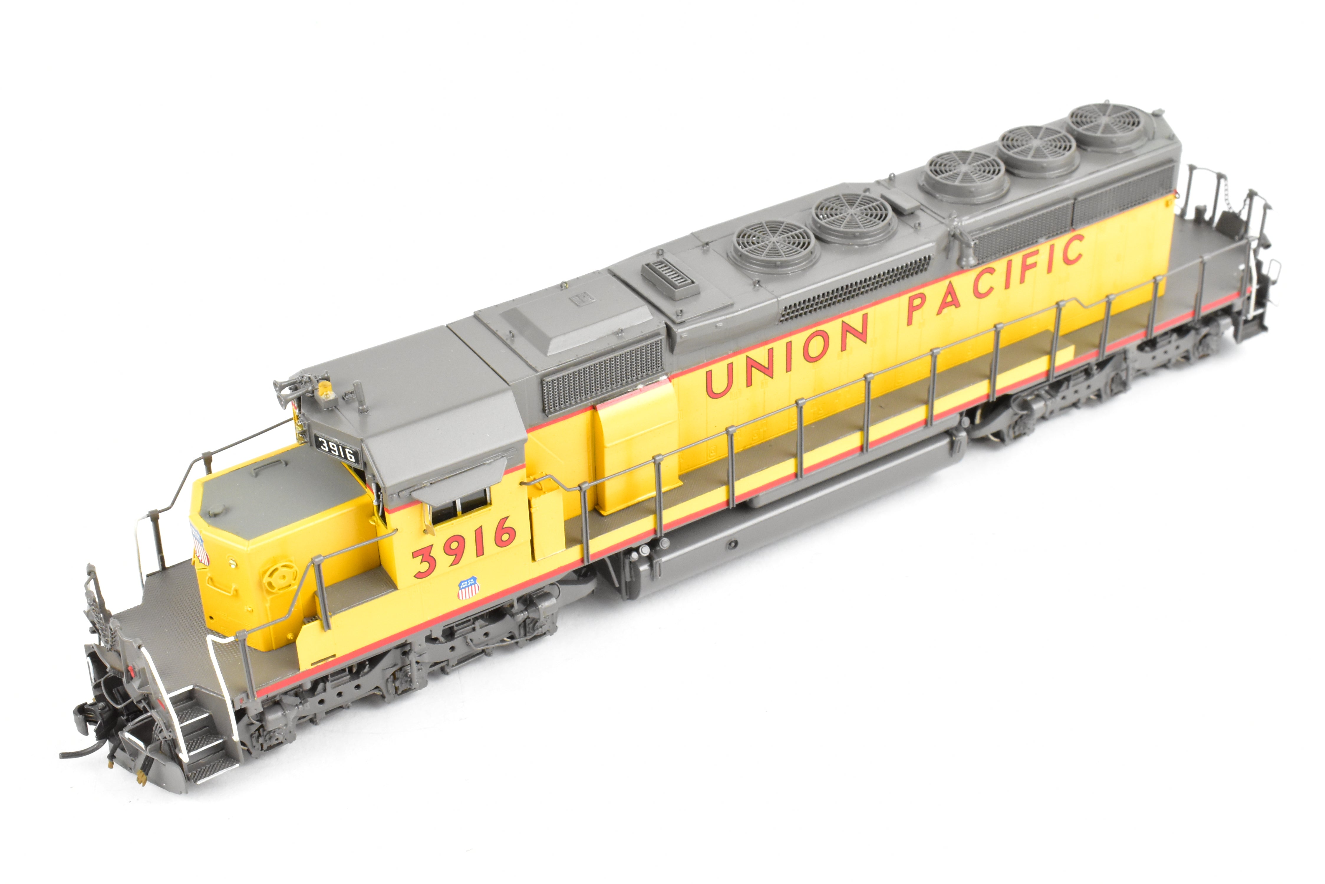 HO Scale Brass Model Train - Overland Models Inc. (OMI) Union Pacific EMD SD40 - 2C FP Locomotive, Road Number 3916, Formerly Missouri Pacific