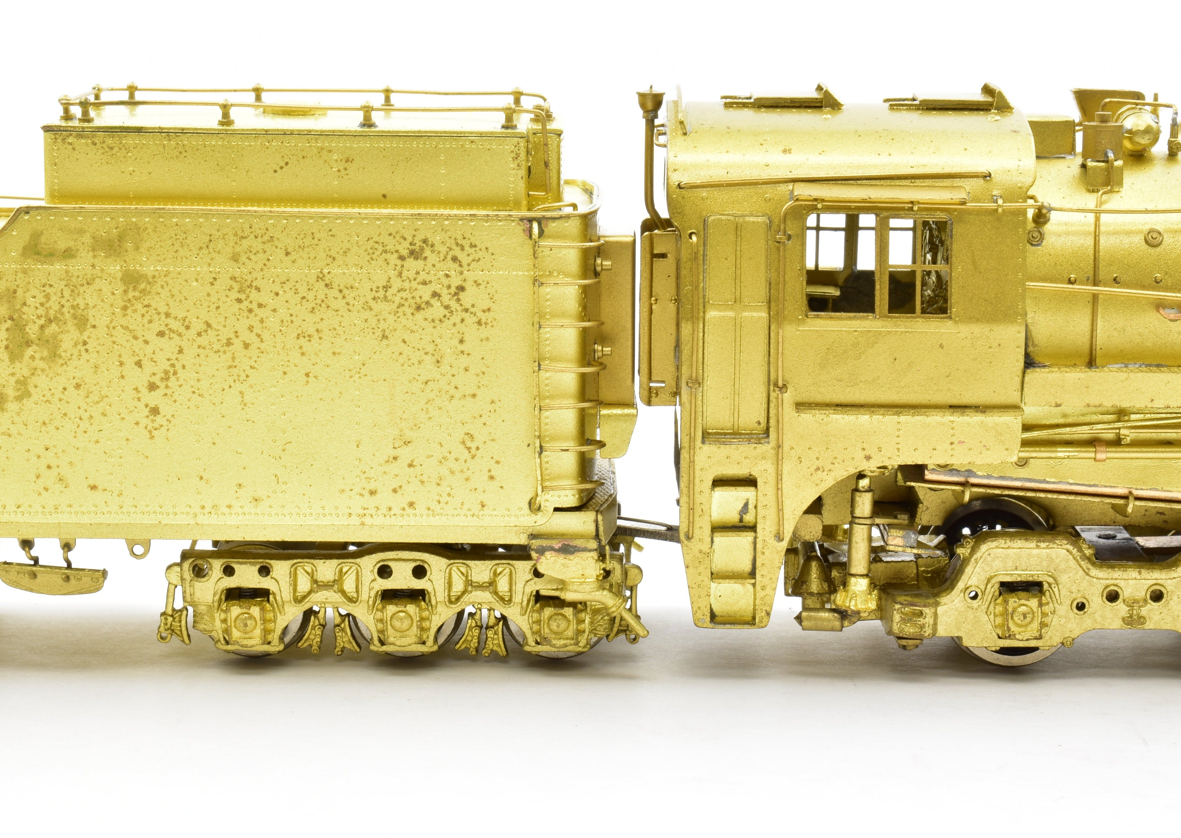 HO Scale Brass Model Train - Van Hobbies CPR Canadian Pacific Railway T-1a 2-10-4 Selkirk Locomotive