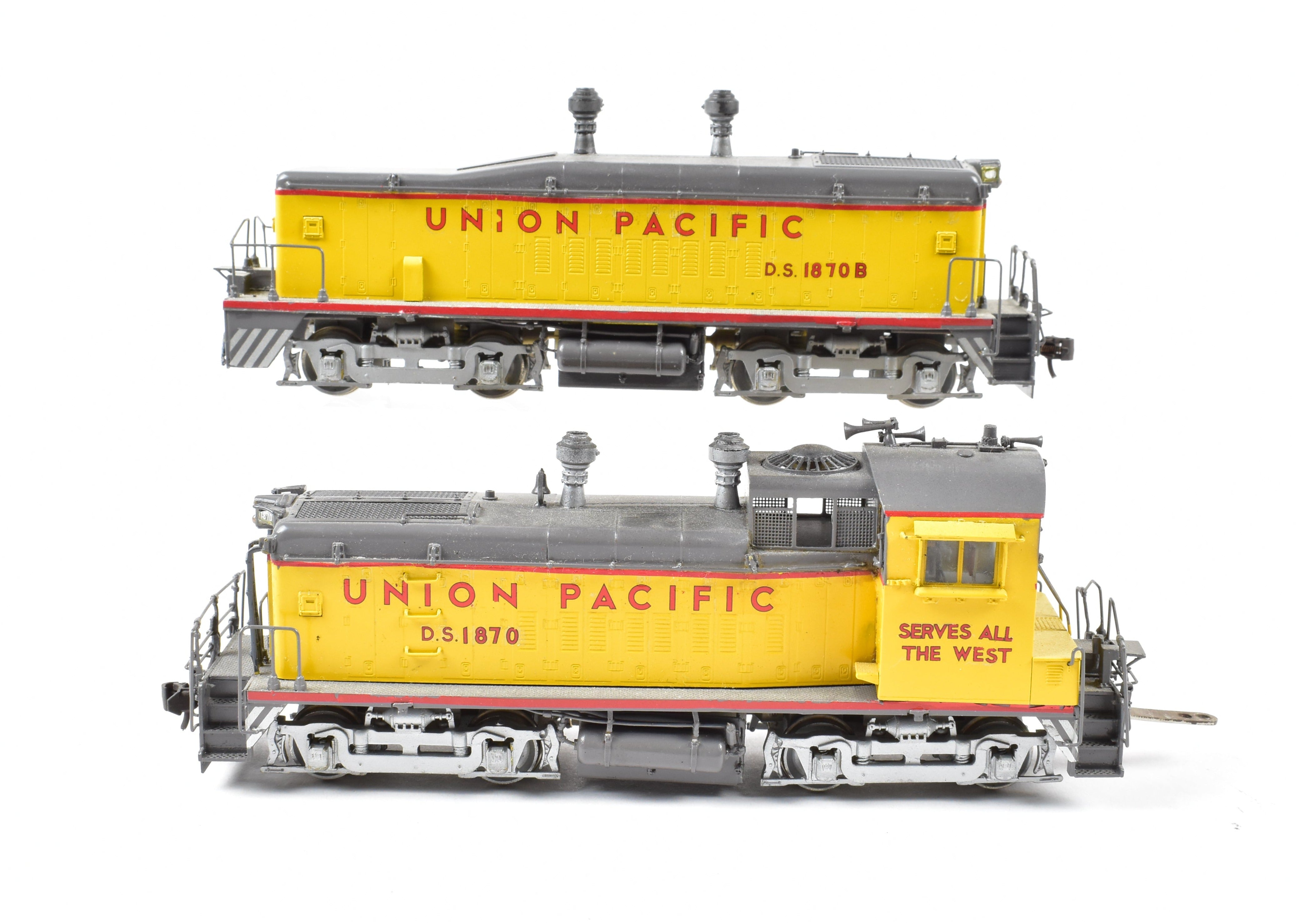 HO Scale Brass Union Pacific TR - 5 Cow/Calf Set Model by Overland Models, Inc. (OMI) for Cajon Pass Helper