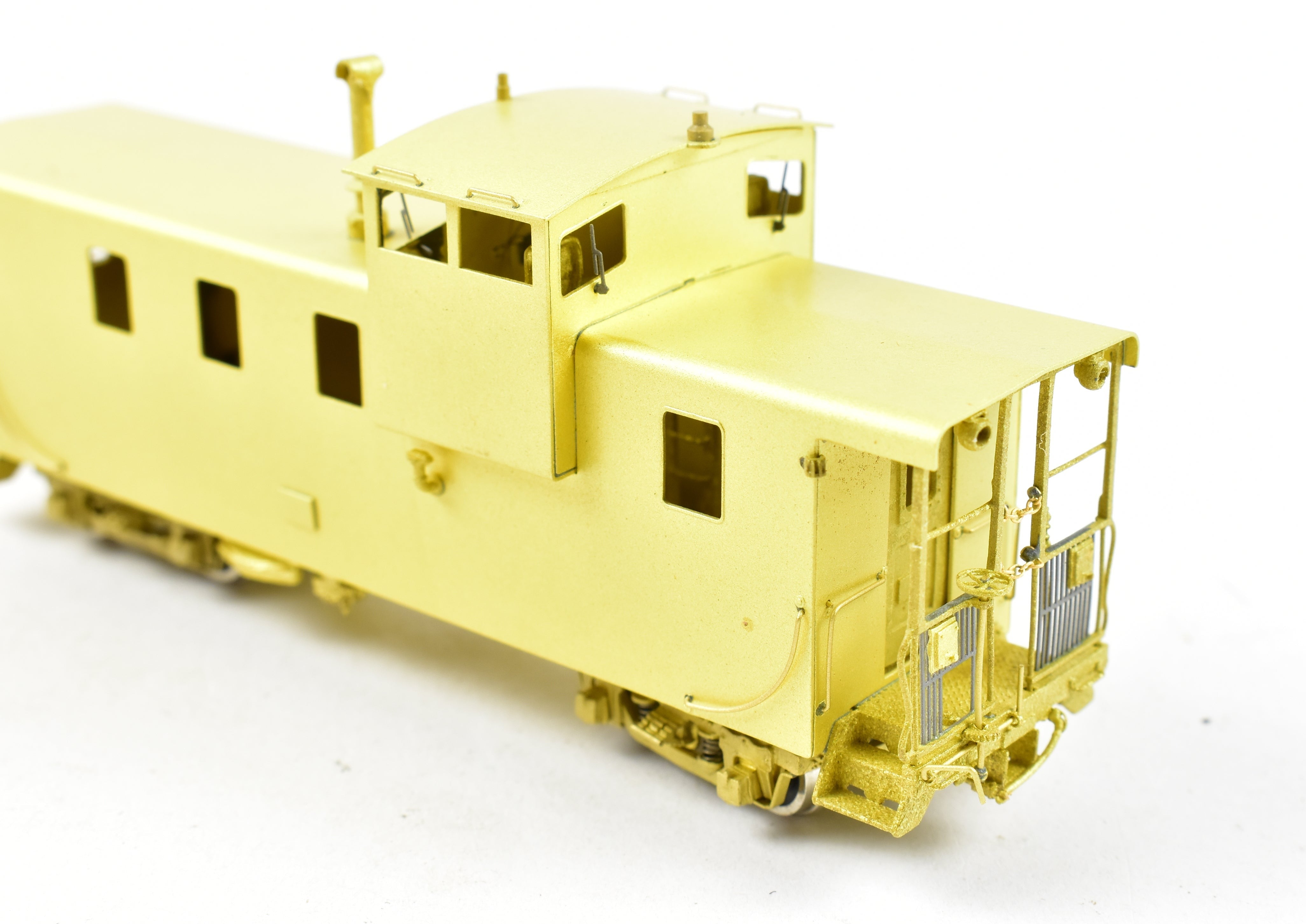 HOn3 Scale Model Brass Precision Scale Co. White Pass & Yukon Railway Steel Caboose 901 - A Collectible Train Car