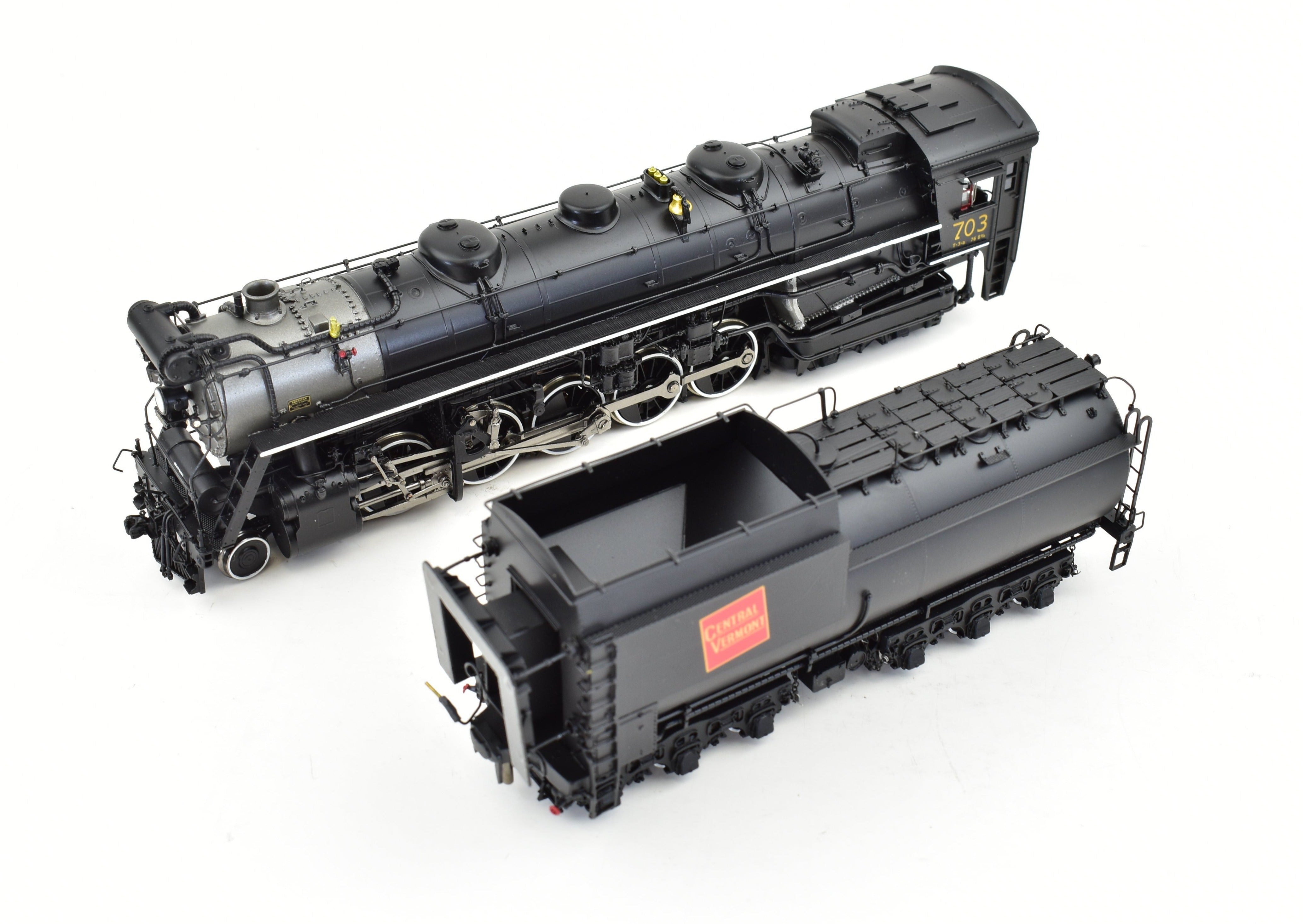 HO Scale Brass Division Point CV Central Vermont T3a 2-10-4 FP #703 Model