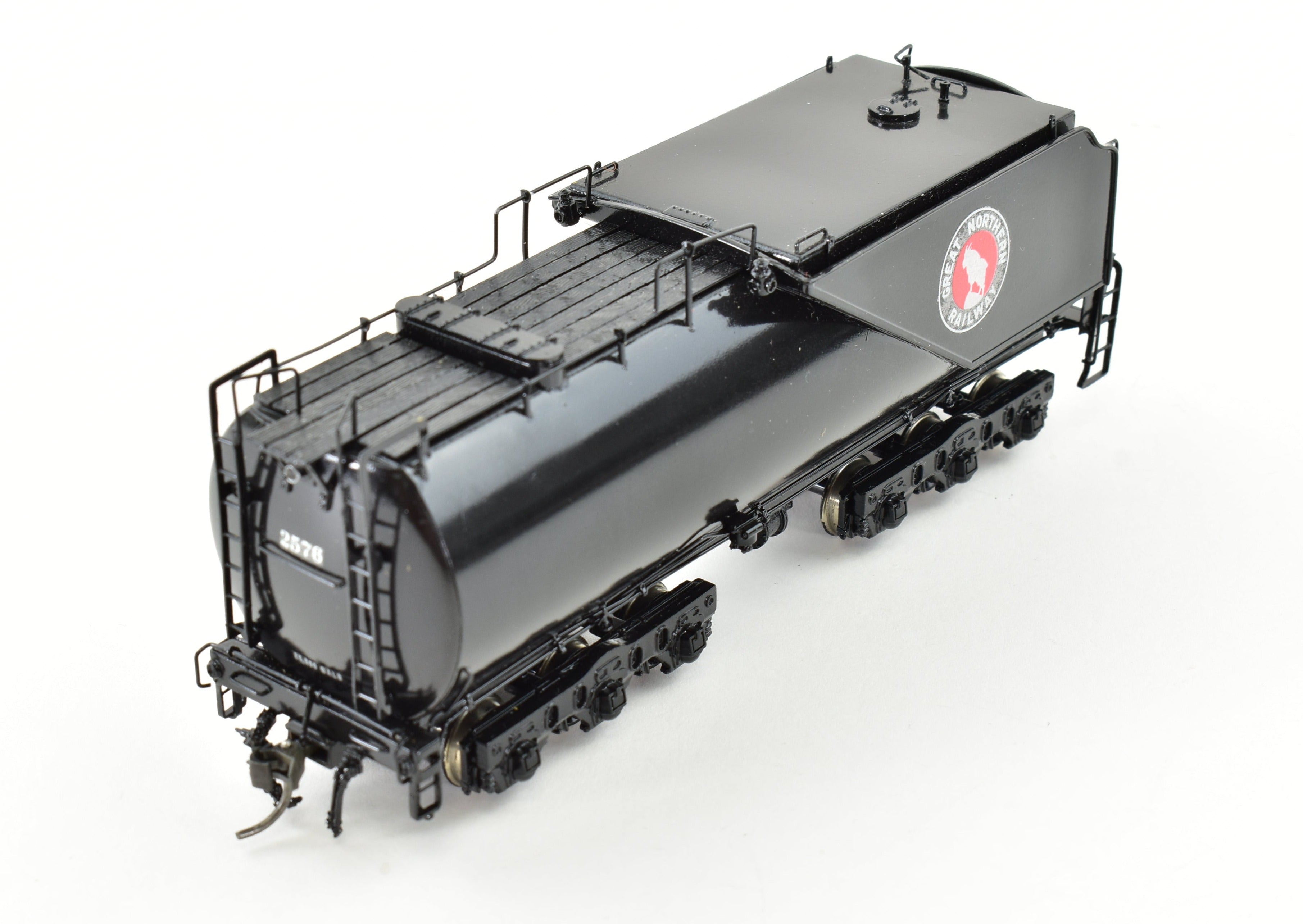HO Scale Brass Model Train - Great Northern S-2 4-8-4 Professionally Painted in Glacier Park Scheme by Westside Model Co. GN