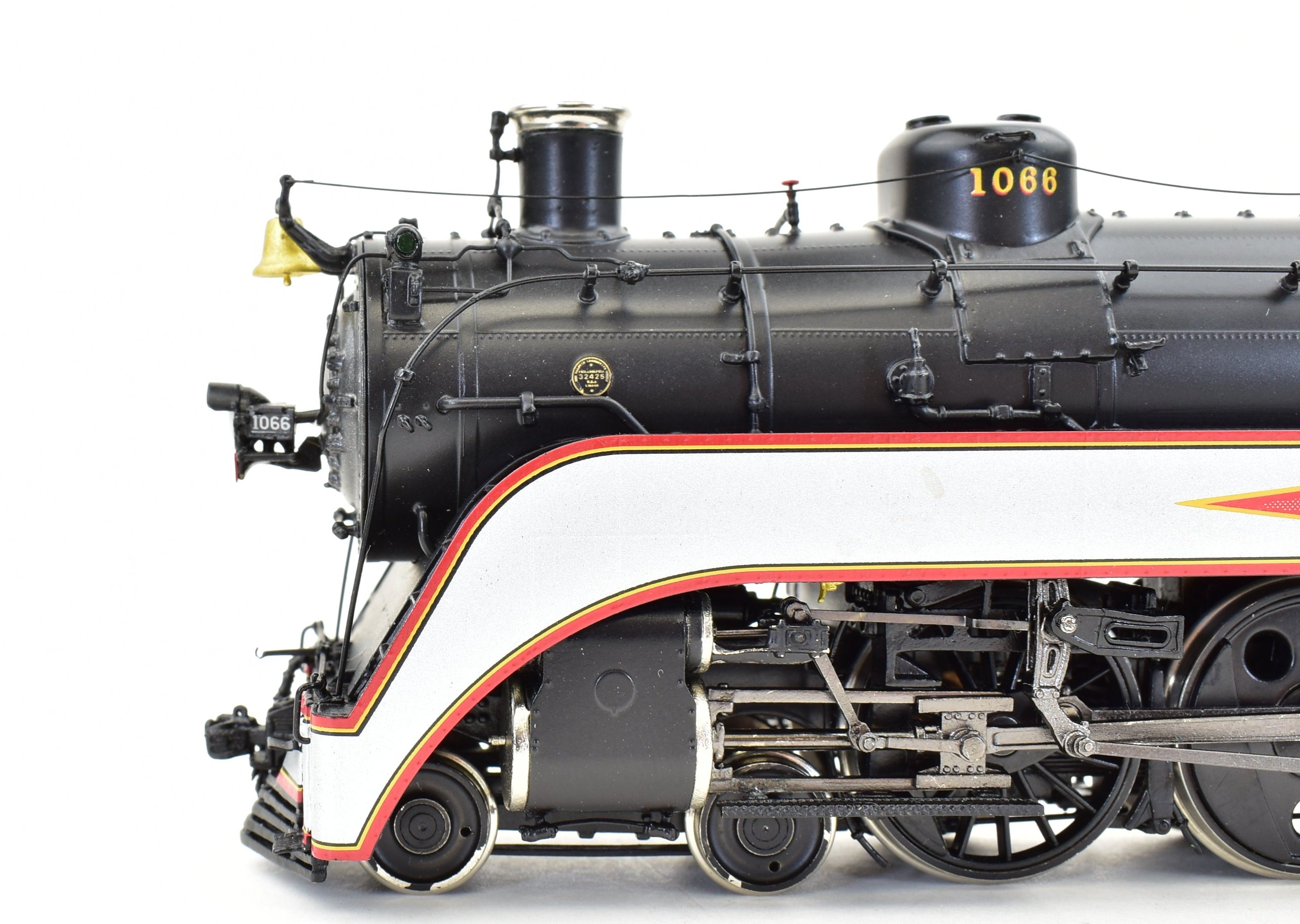 HO Scale Brass Precision Scale Co. Frisco 4-6-4 Hudson Locomotive Model Factory Painted with Precision Detail, Serial #1066