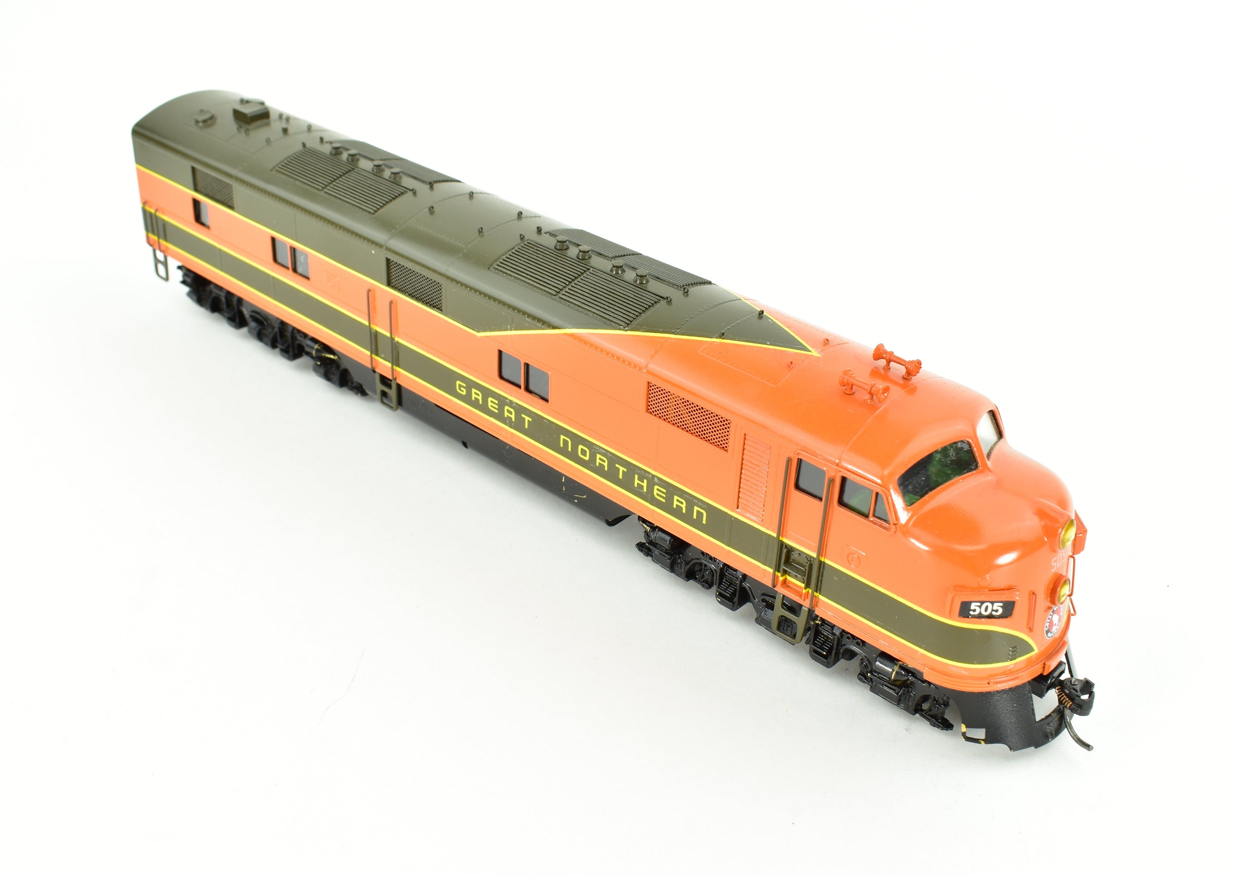 HO Scale Brass Oriental Limited Model Train - Great Northern EMD E7A 2000 HP Standard CP with High - Quality Features