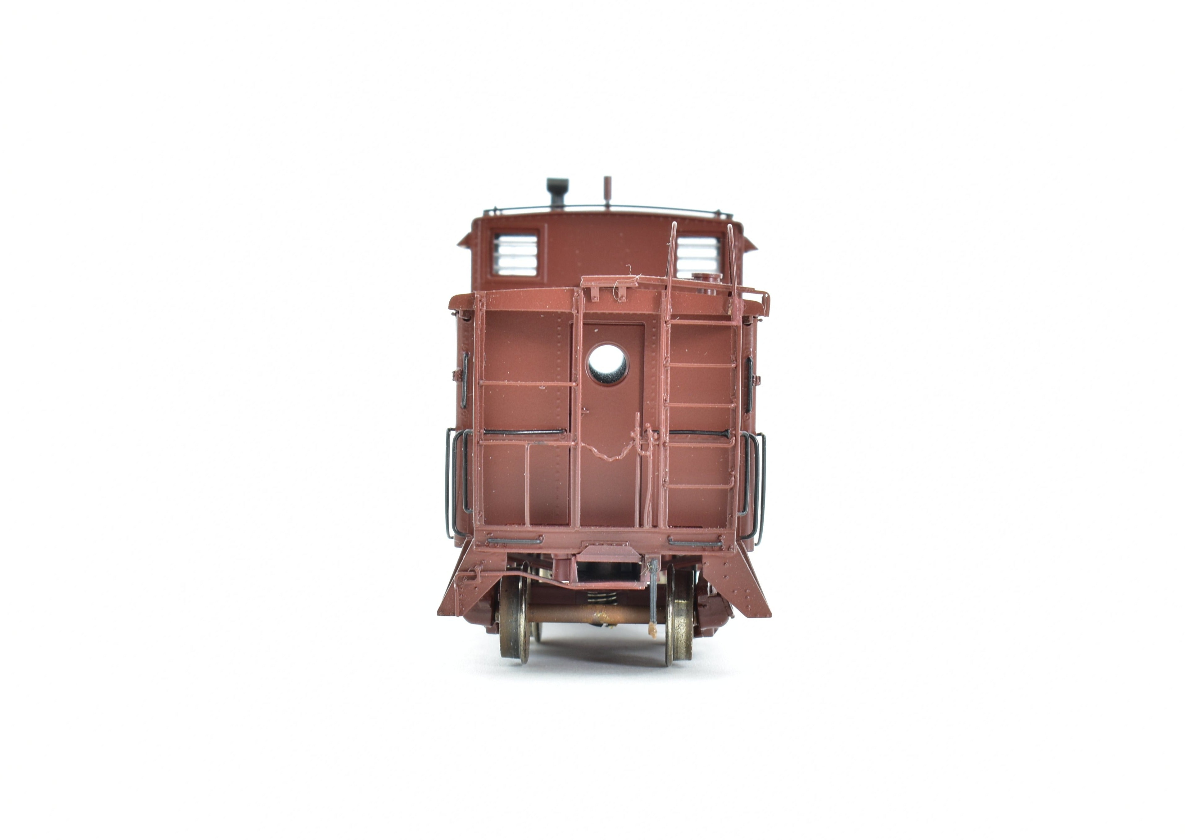 HO Scale Brass Model - Overland Models, Inc. Missouri Pacific Steel Caboose Magor Copy Built in 1951 with FP Radio Version