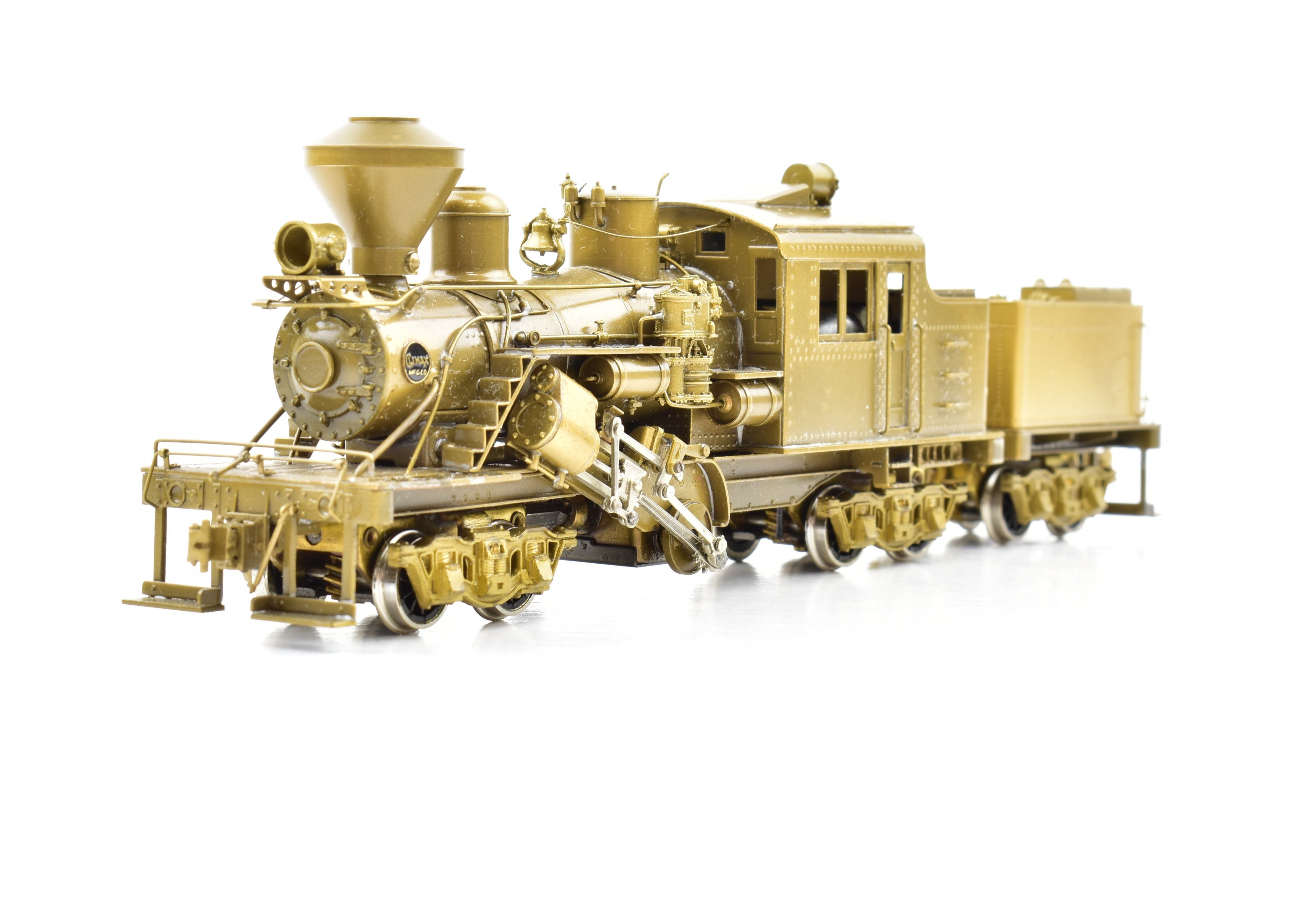 1980 HO Brass PFM - United Hillcrest Lumber Co. 3-Truck Logging Climax Geared Locomotive
