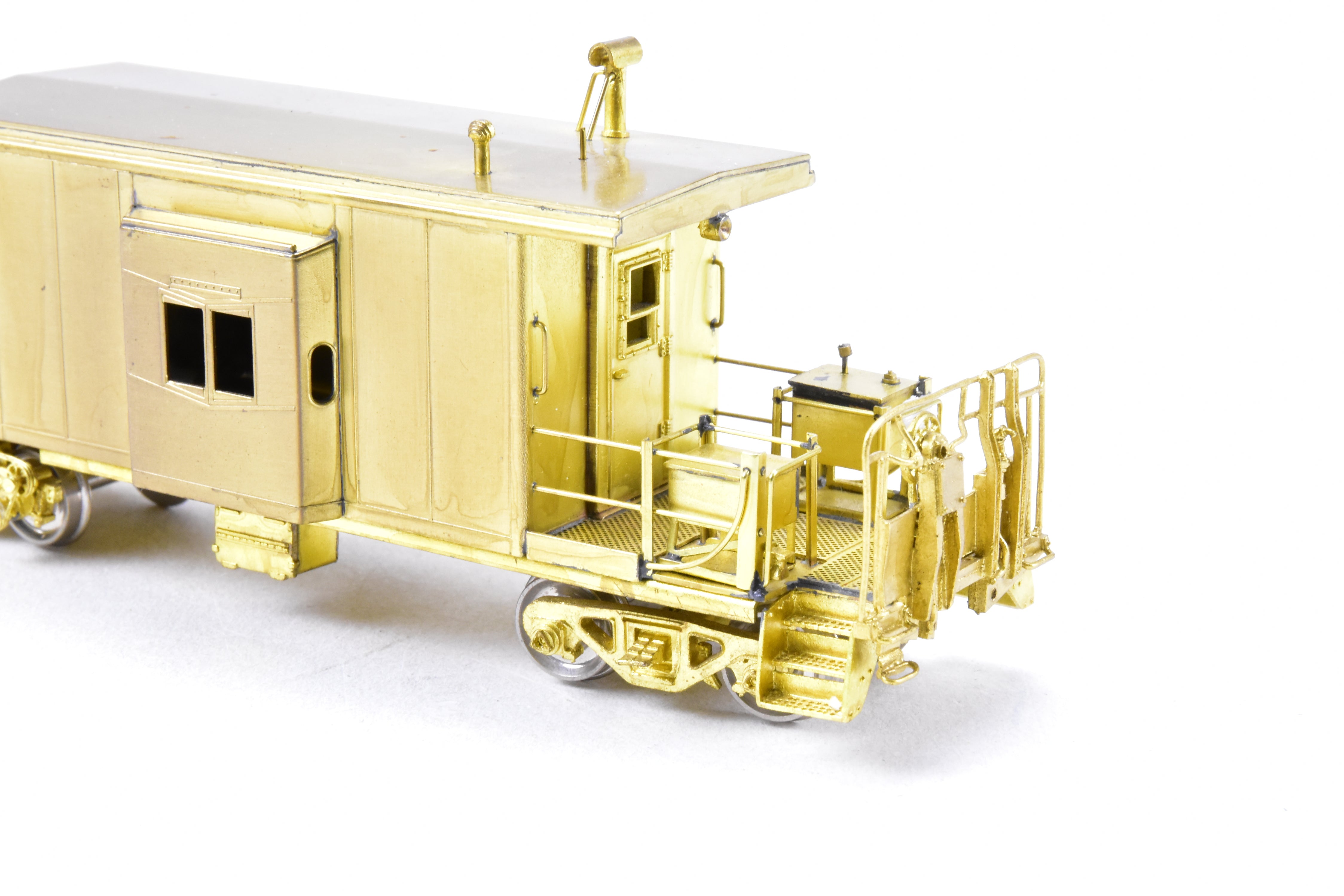 HO Brass OMI MP Missouri Pacific Bay Window Caboose, Mint, No Small Side Window