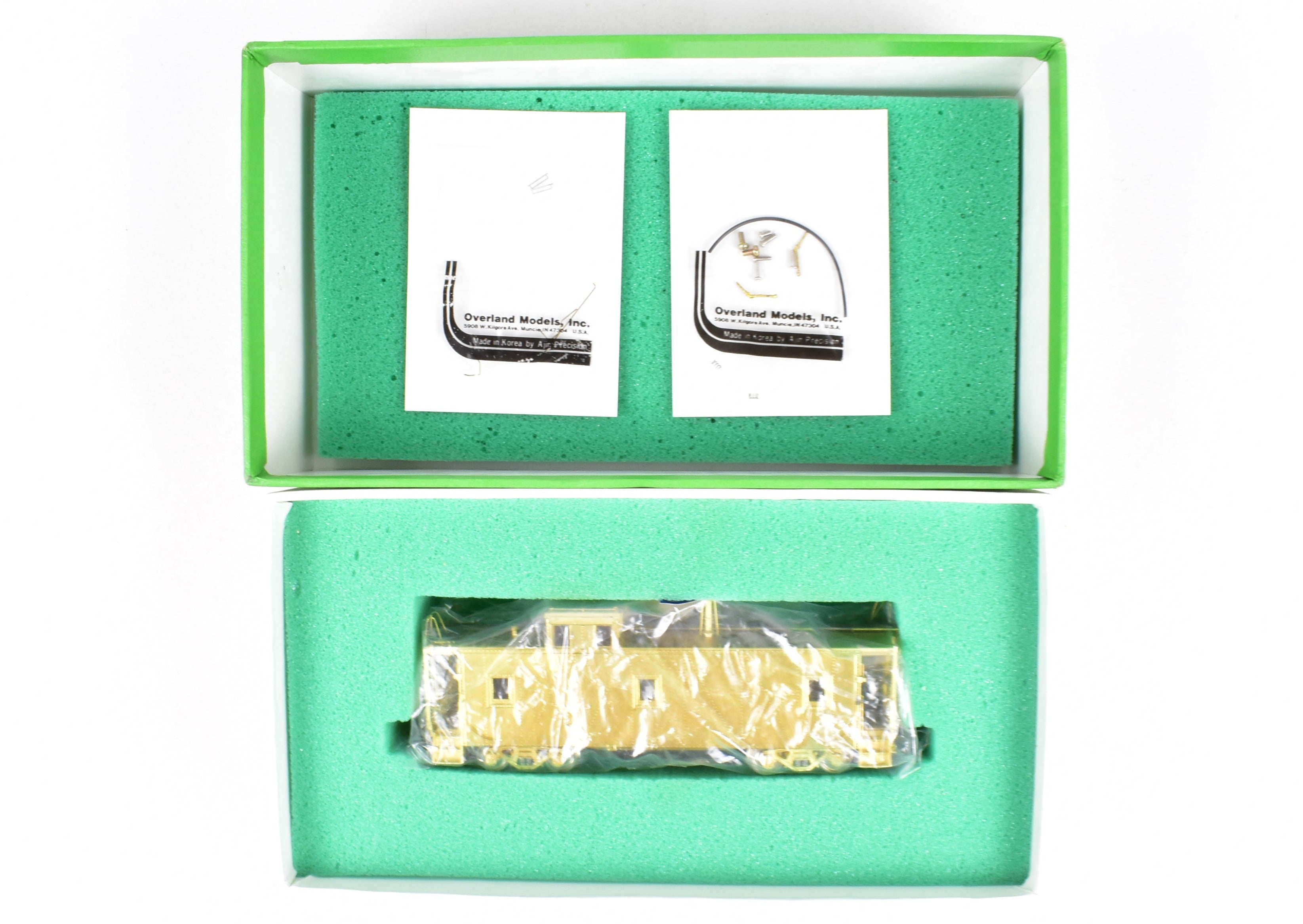 HO Scale Brass OMI - Overland Models, Inc. Missouri Pacific Steel Caboose with Rivets, Model Numbers Ranging from #1016 to #1050