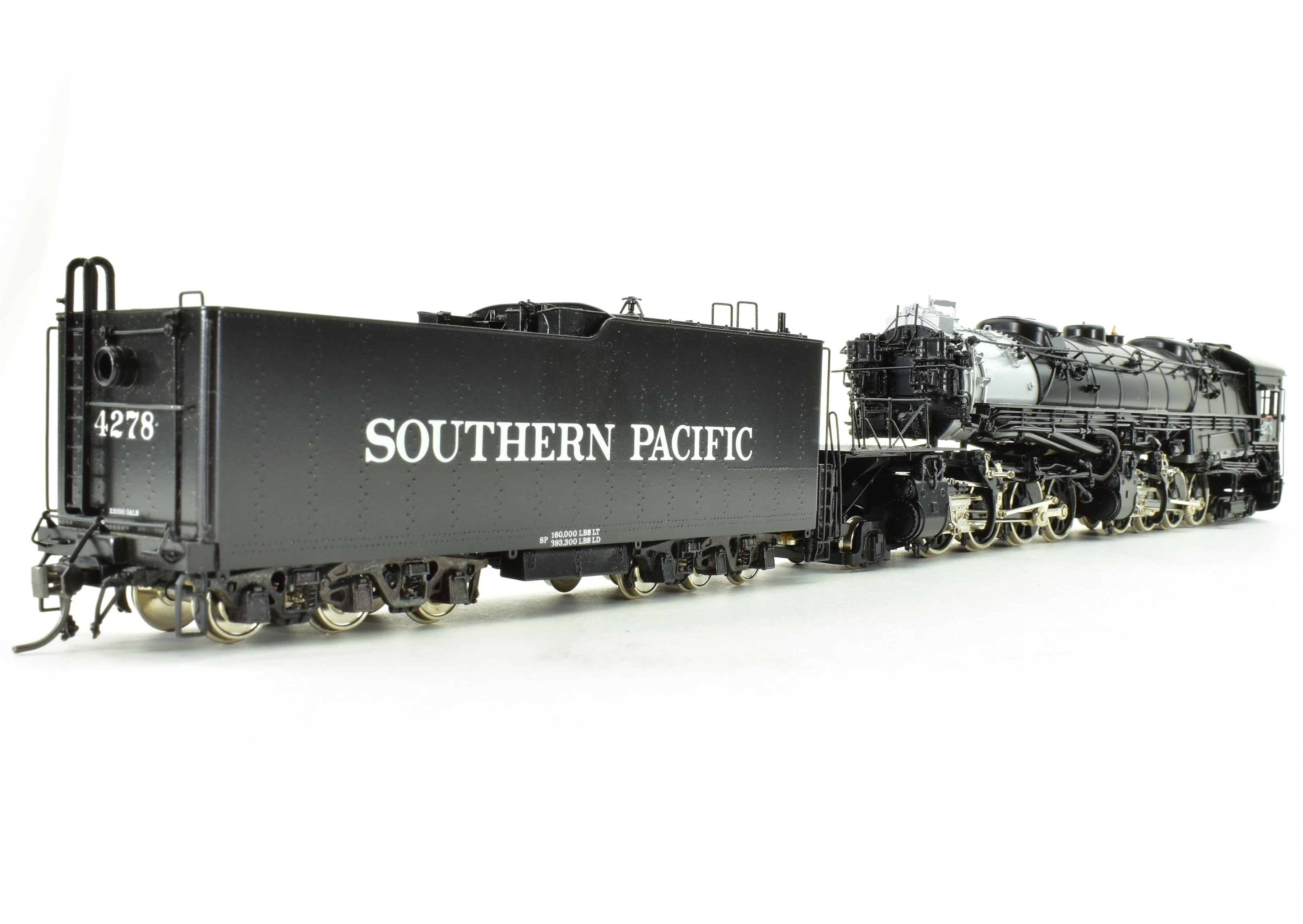 HO Scale Brass Model Train - Tenshodo SP Southern Pacific AC - 12 4 - 8 - 8 - 2 Cab Forward Factory Painted Locomotive from 1976 Production Run