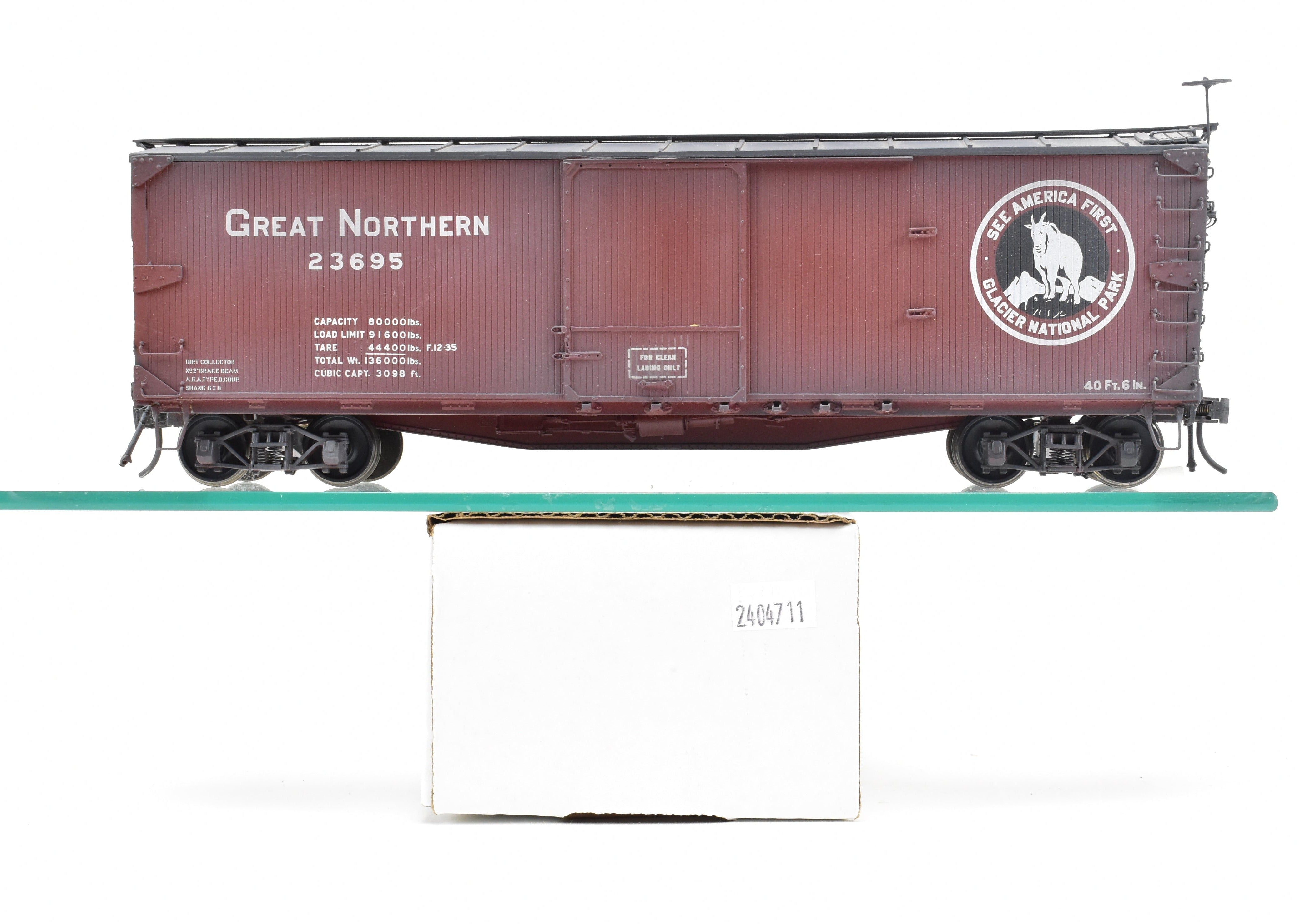 O Scale Chooch Ultra Scale GN Great Northern 40' USRA OB Wood Boxcar Pro-built #23695