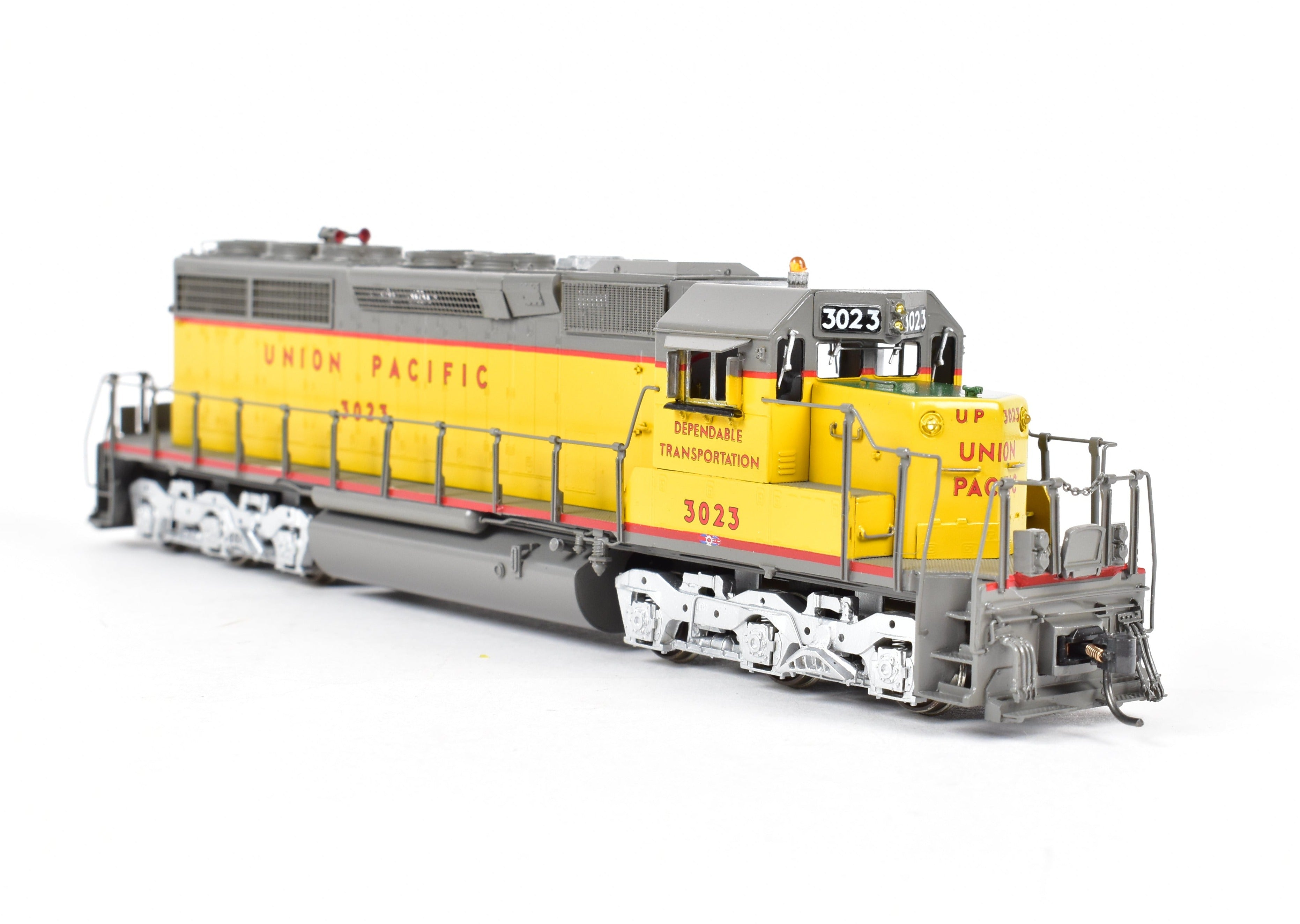 HO Scale Brass UP Union Pacific EMD SD40 Low Hood Custom Painted #3004 by Overland Models