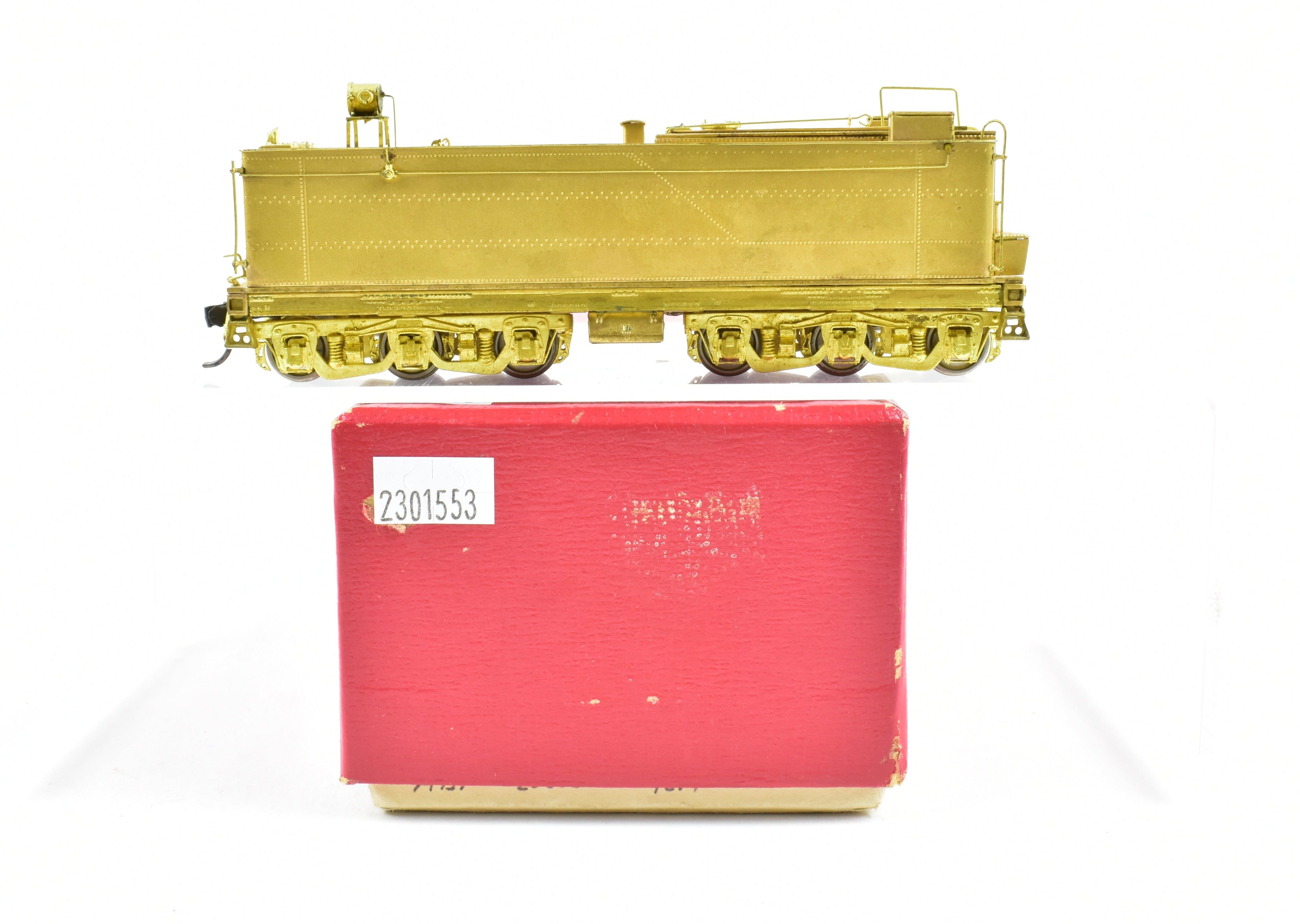 1979 HO Brass Westside Model Co. ATSF Santa Fe 4-4-6-2 Rectangular Tender