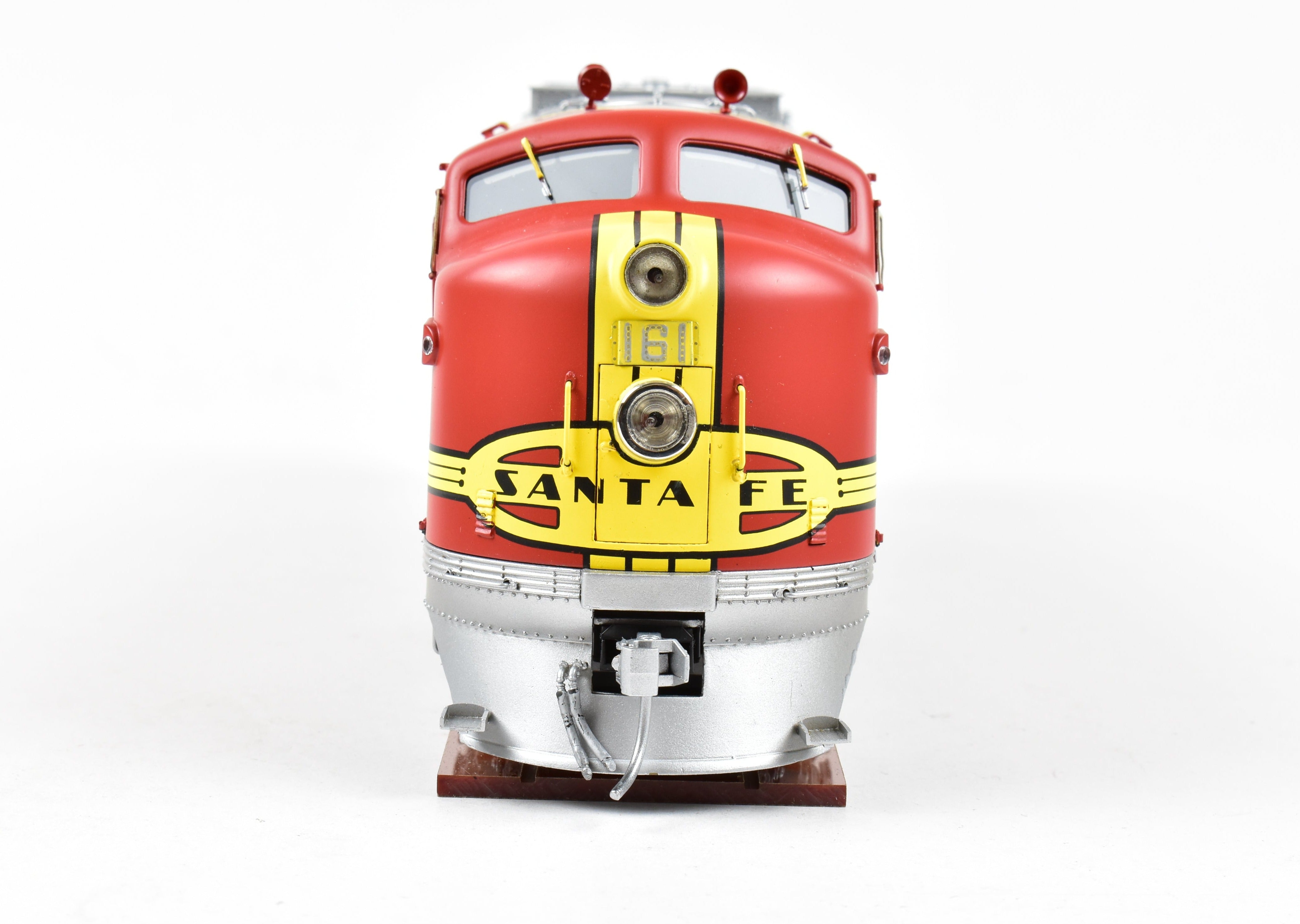 O Scale Imported Brass Key Model Imports AT&SF - Santa Fe EMD FT A-B Set with Factory-Painted Warbonnet for Model Trains