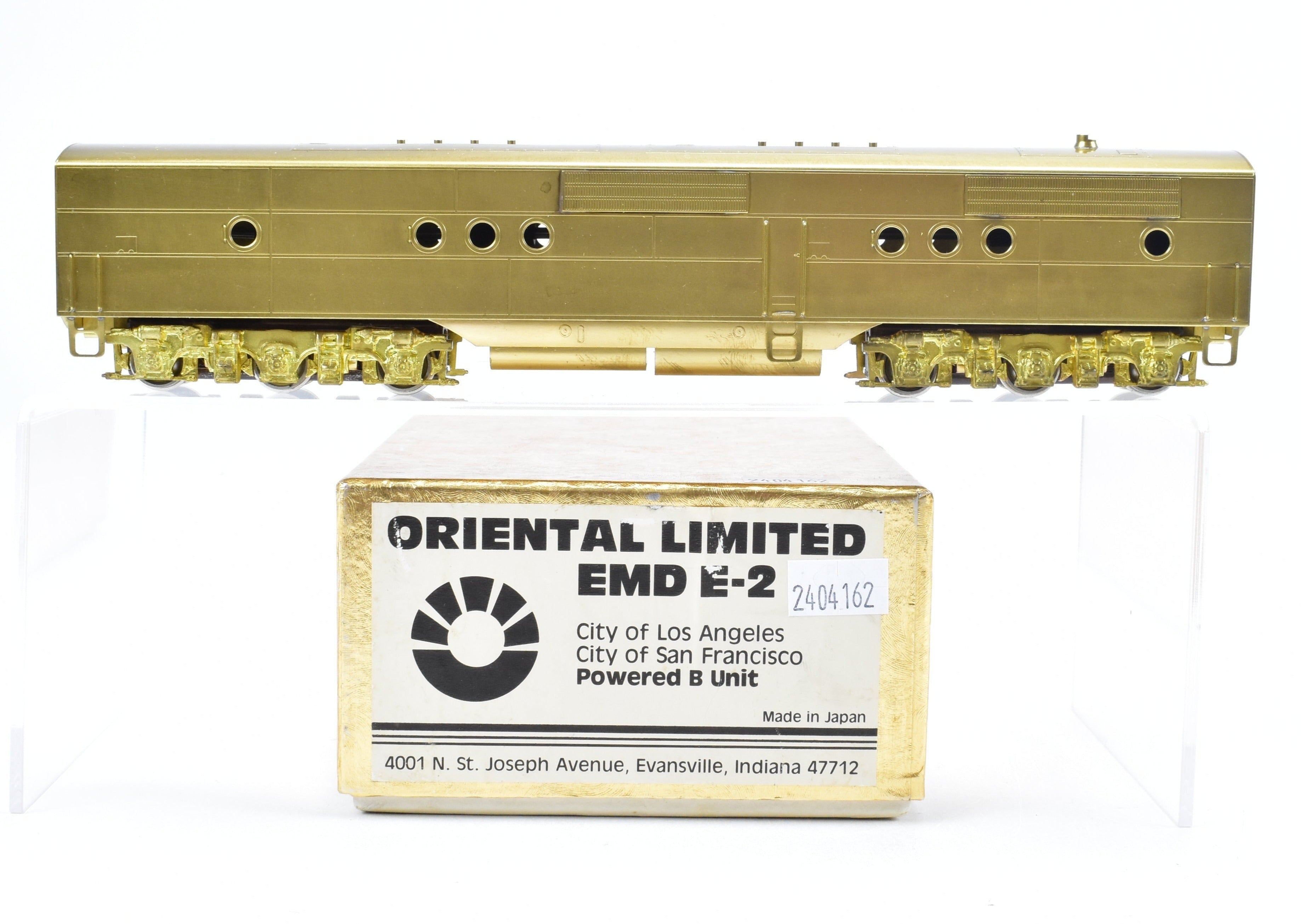 HO Scale Brass Oriental Limited C&NW/UP/SP Cities Model Trains with EMD E2B Powered Engine