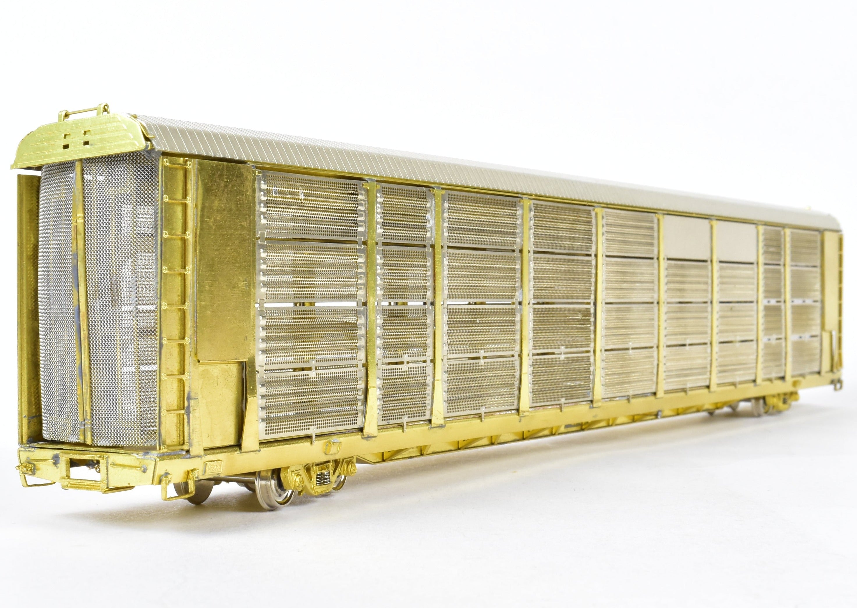 HO Brass OMI SP Southern Pacific Auto Rack Tri - Level Car No. 517006 w/ Mesh End Doors