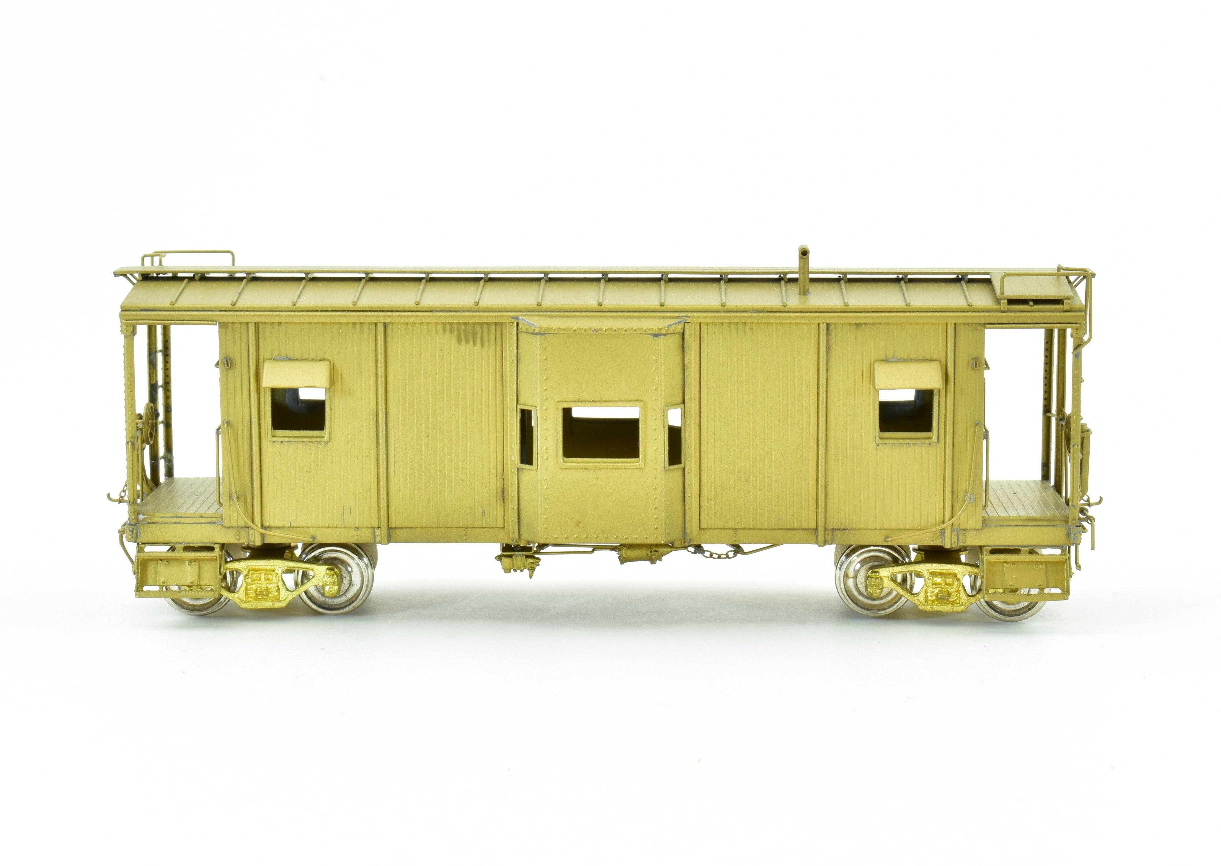 HO Scale Brass Oriental Limited Baltimore & Ohio I-13 Wood Bay Window Caboose Model Train Collectible