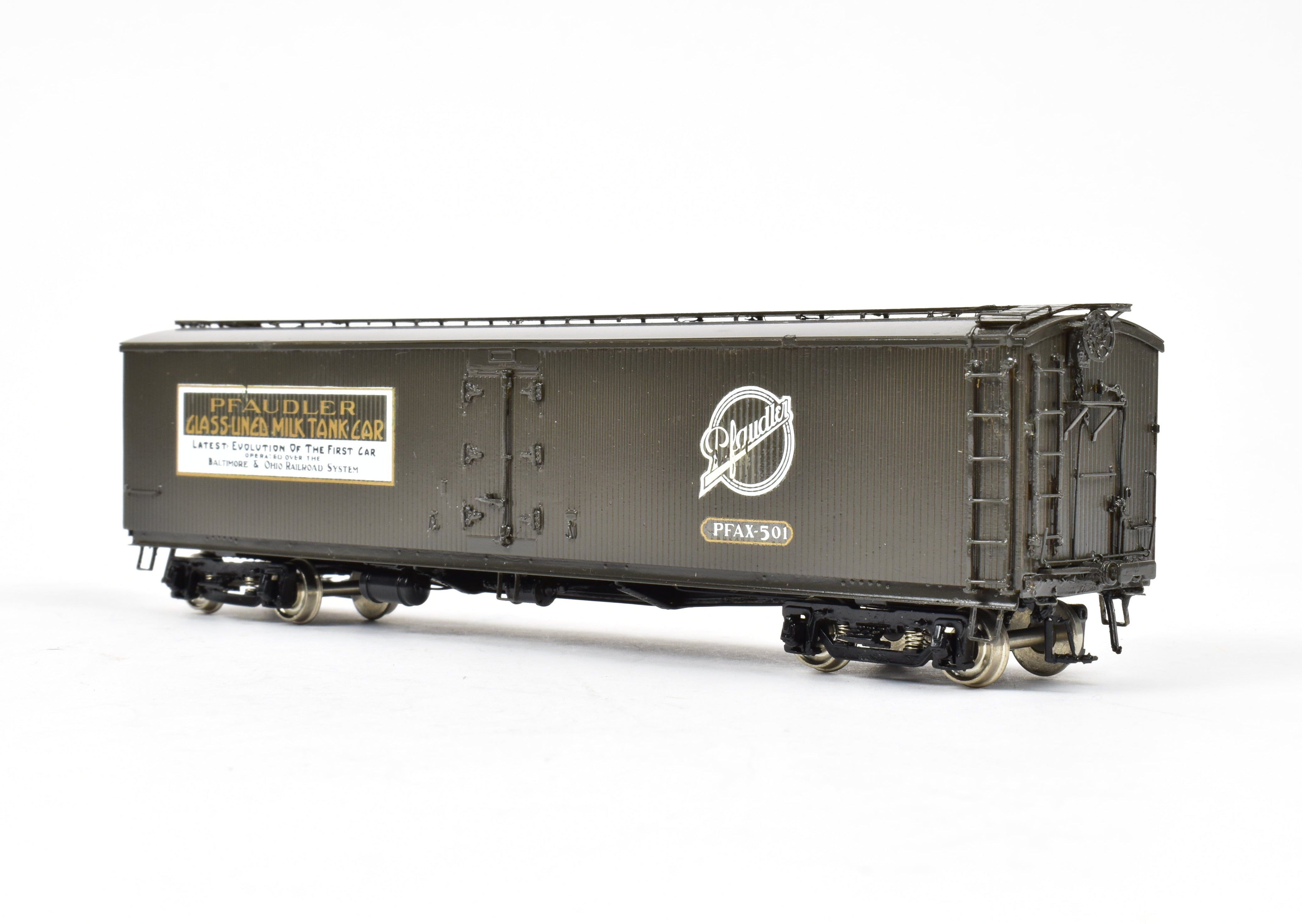 1987 HO Brass Precision Scale Co. 50' Pfaudler Milk Tank Car Model